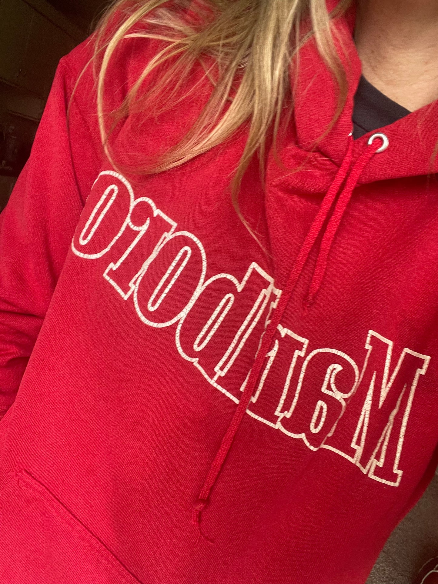 Vintage Red Marlboro Hoodie - L/XL