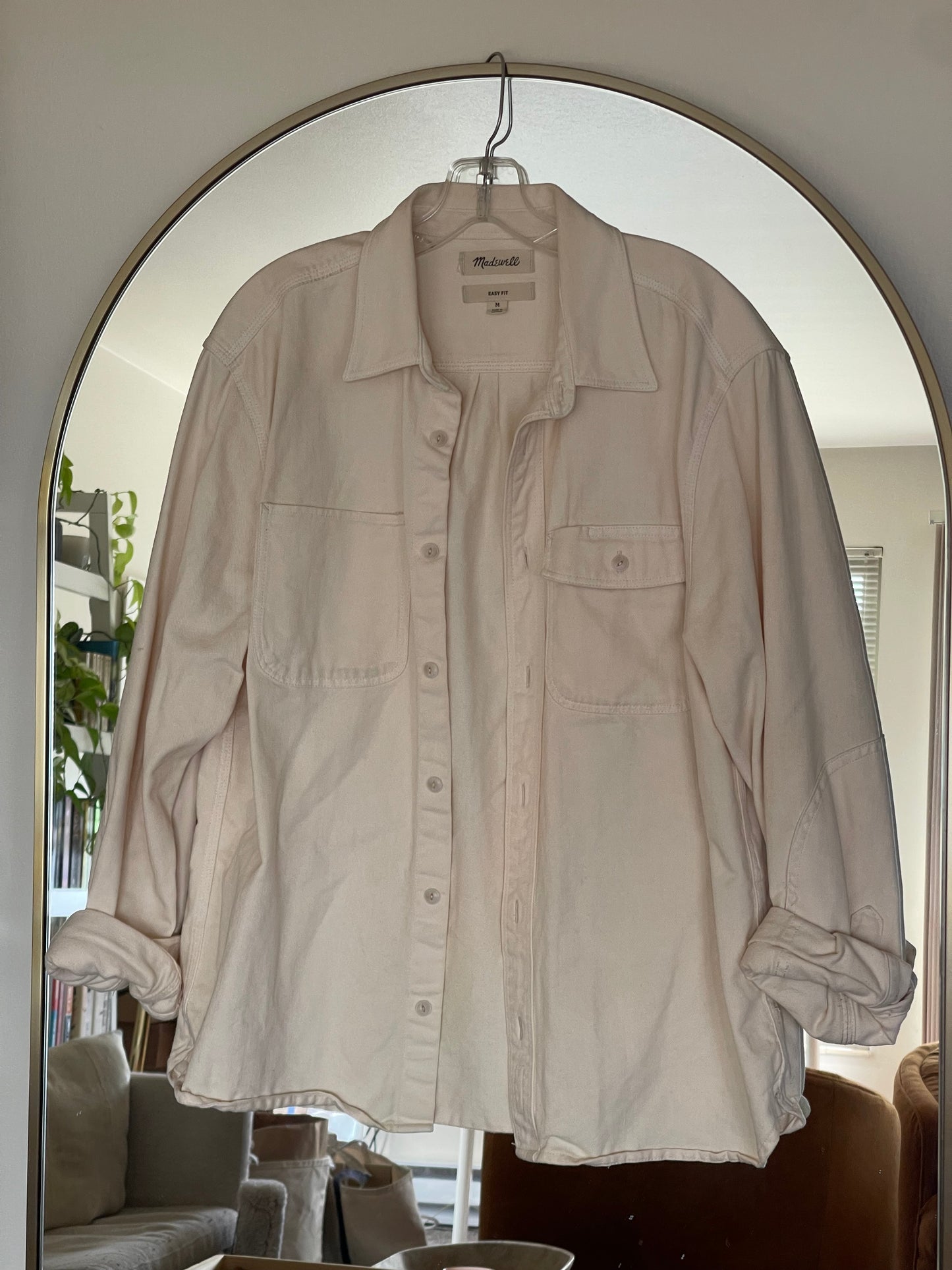 Pre-loved Men's Madewell Cotton Shirt - M