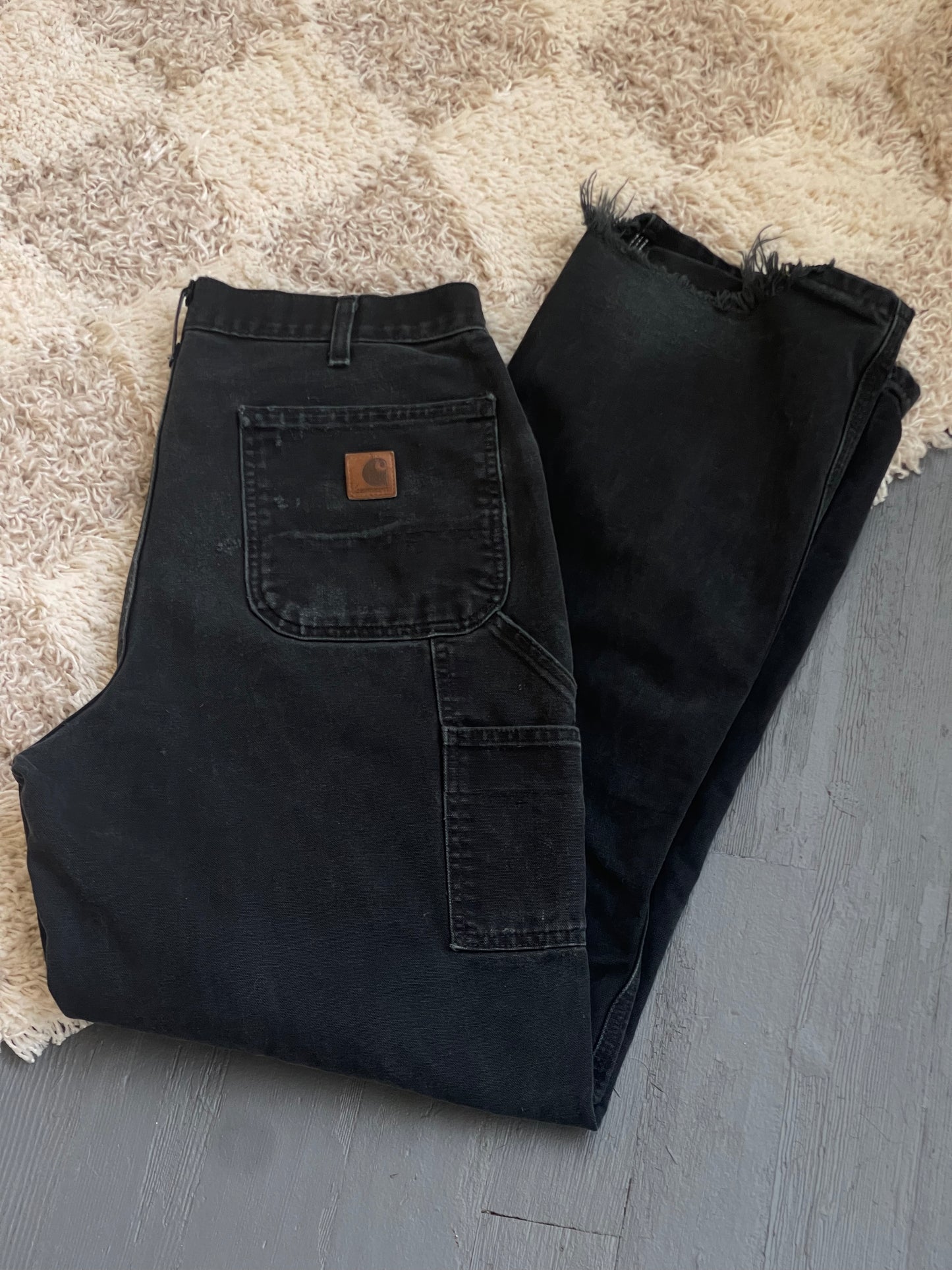 Vintage Carhartt Canvas Workpant - BLACK 34" W