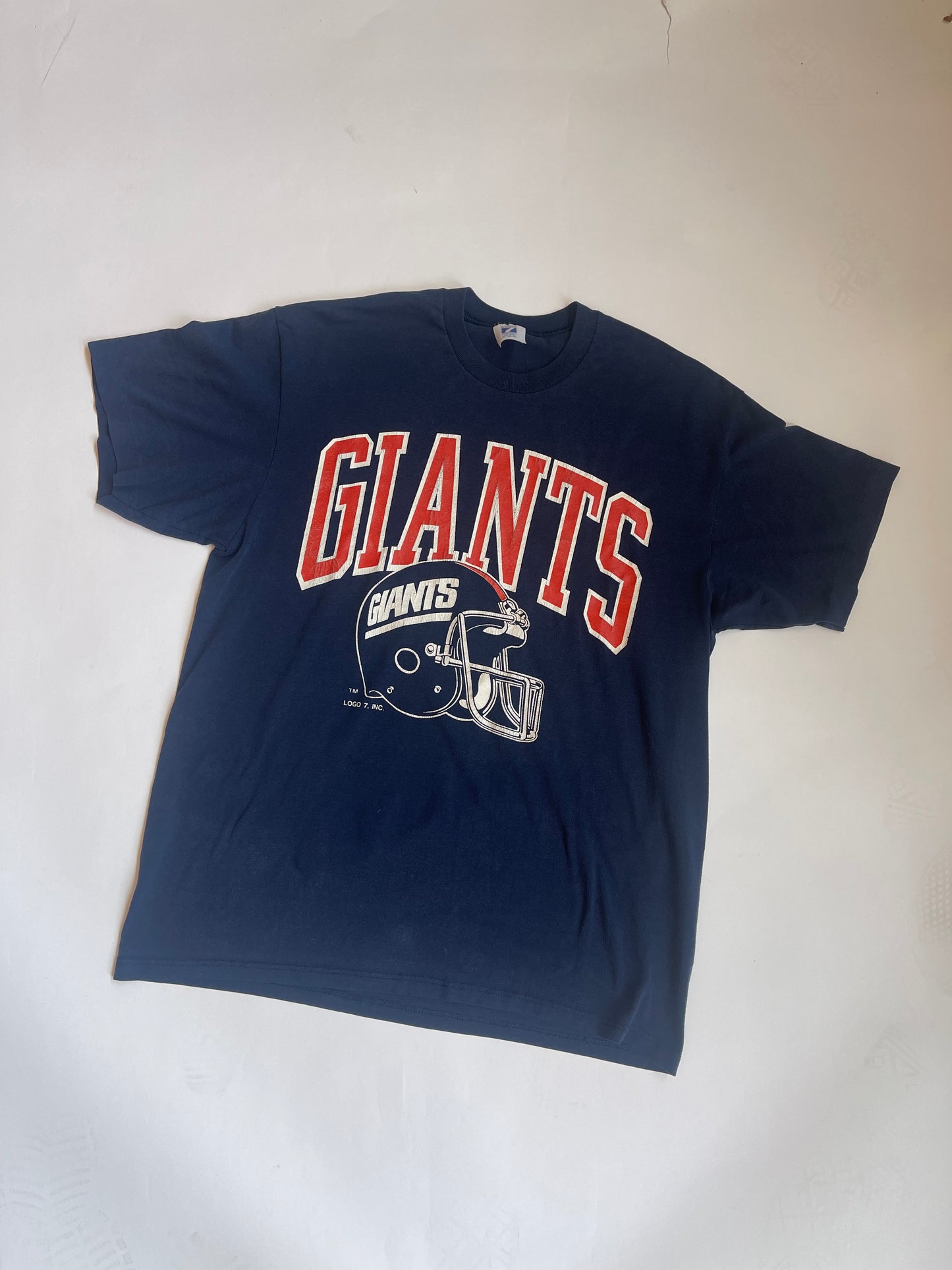 Vintage Giants Football Tee - L