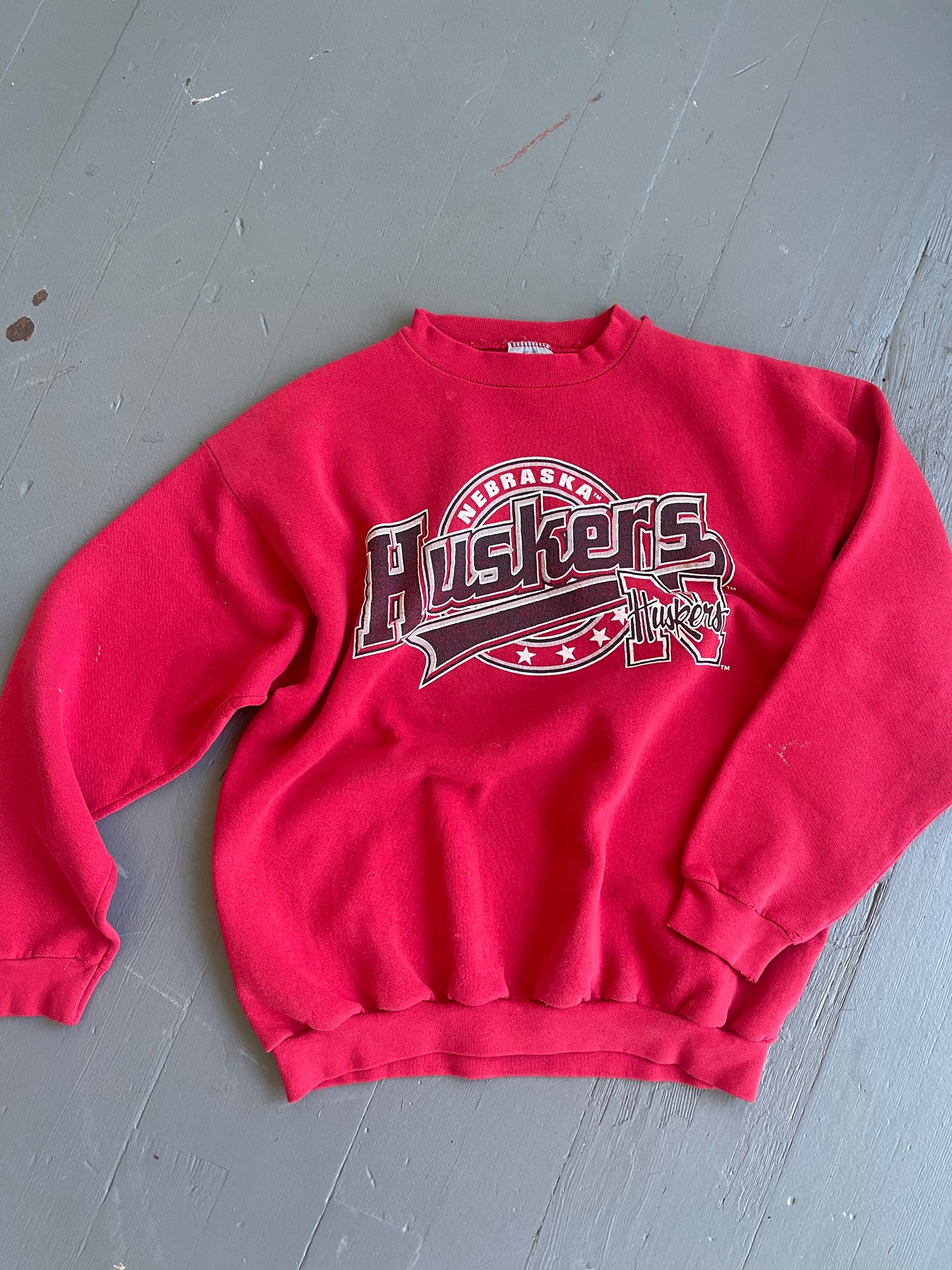 Vintage 90s Nebraska University Huskers Sweatshirt - M/L