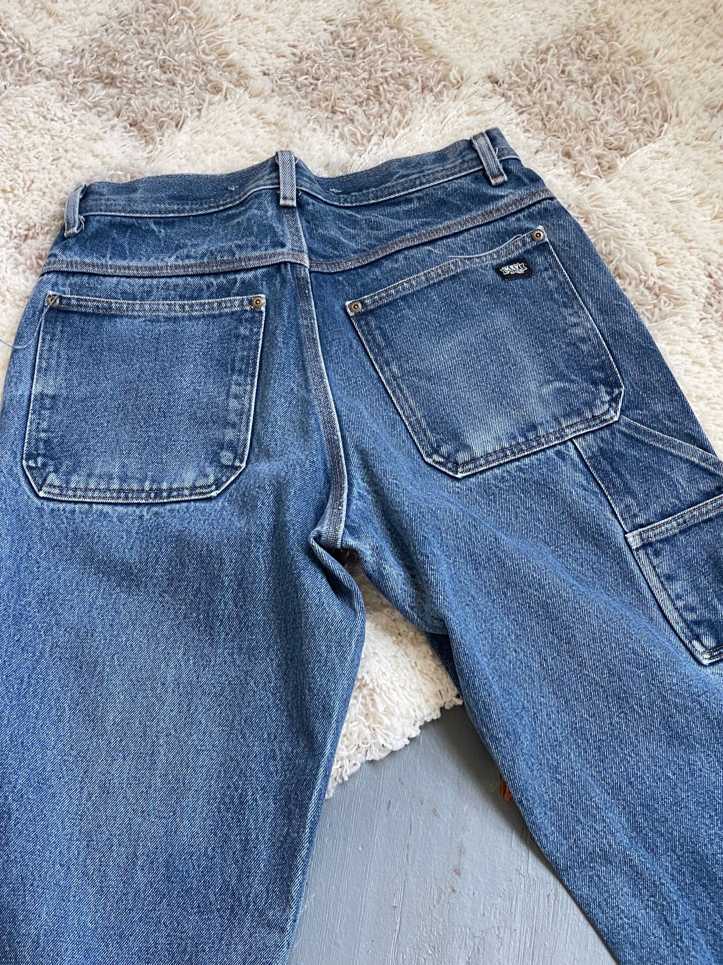 Vintage Key Workwear Denim - DARK BLUE 30" W
