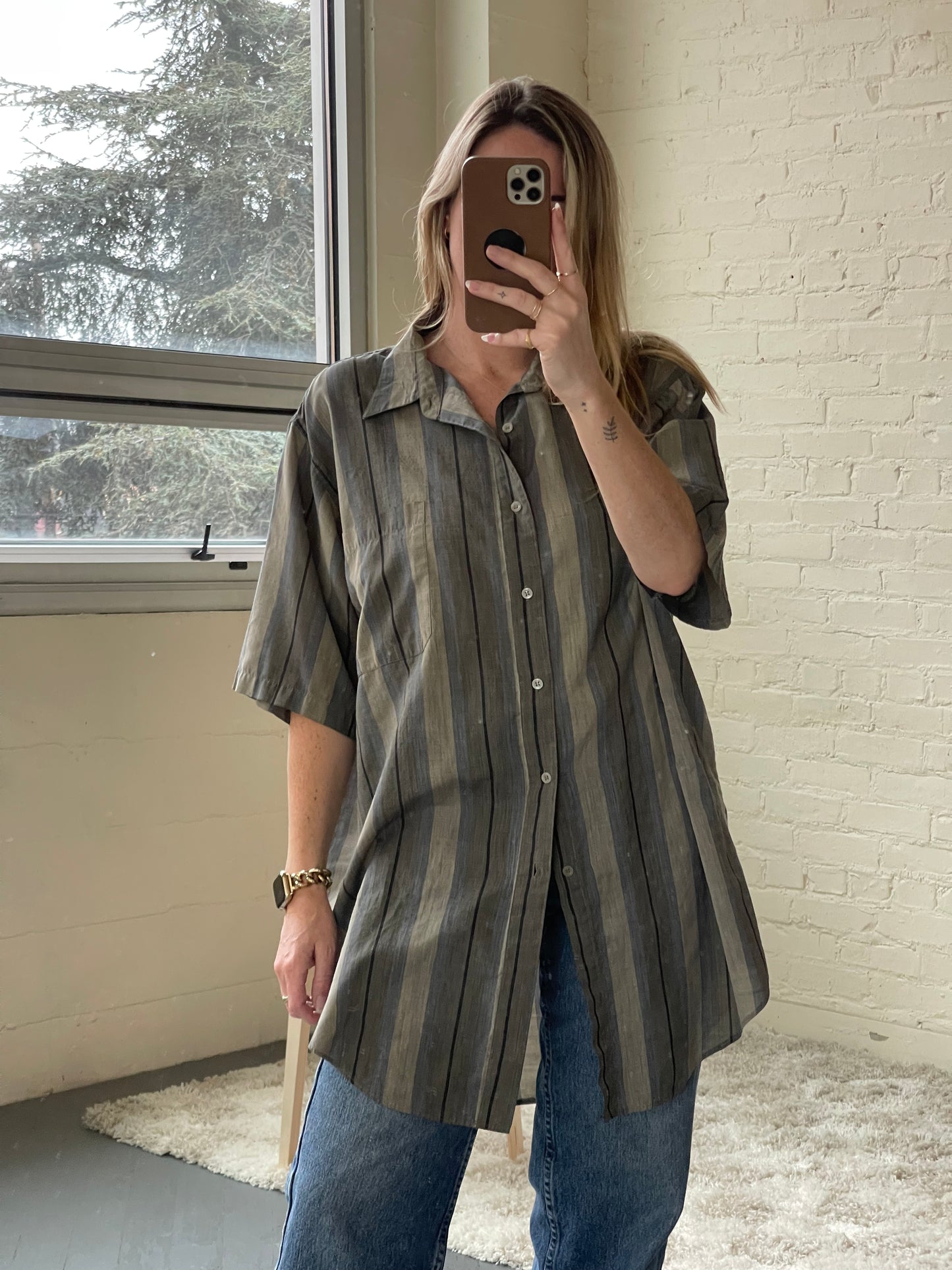 Vintage Lightweight Short Sleeve Buttondown - 2XL