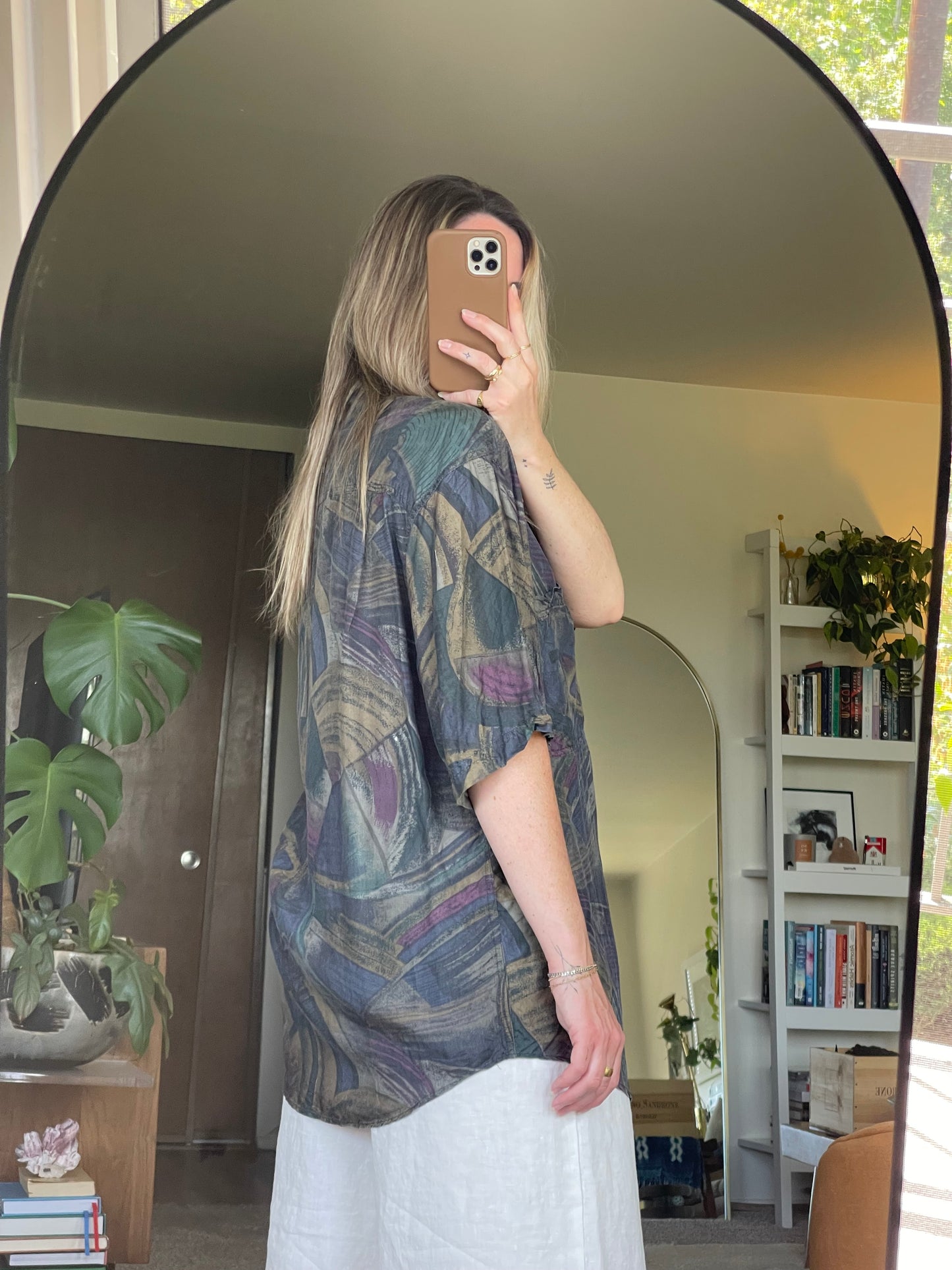 Vintage Silk Shirt - OS