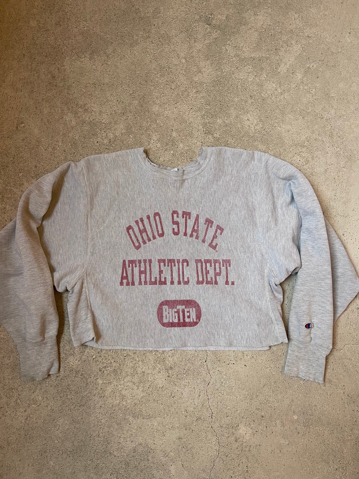 ( @ September ) Vintage Ohio State Raw Hem Sweatshirt - M/L