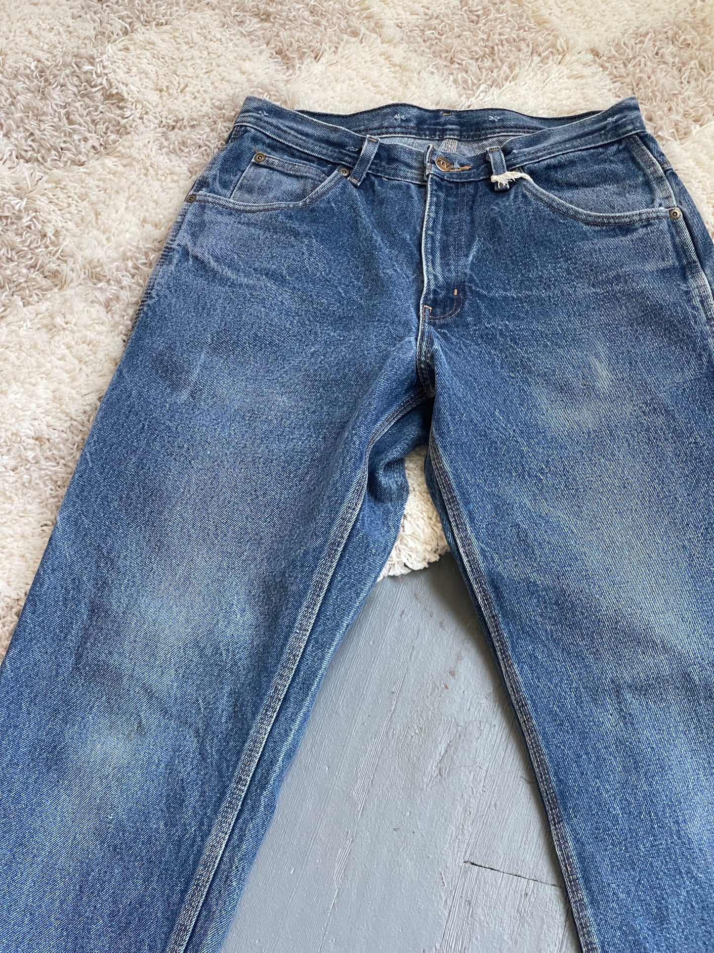 Vintage Key Workwear Denim - DARK BLUE 30" W