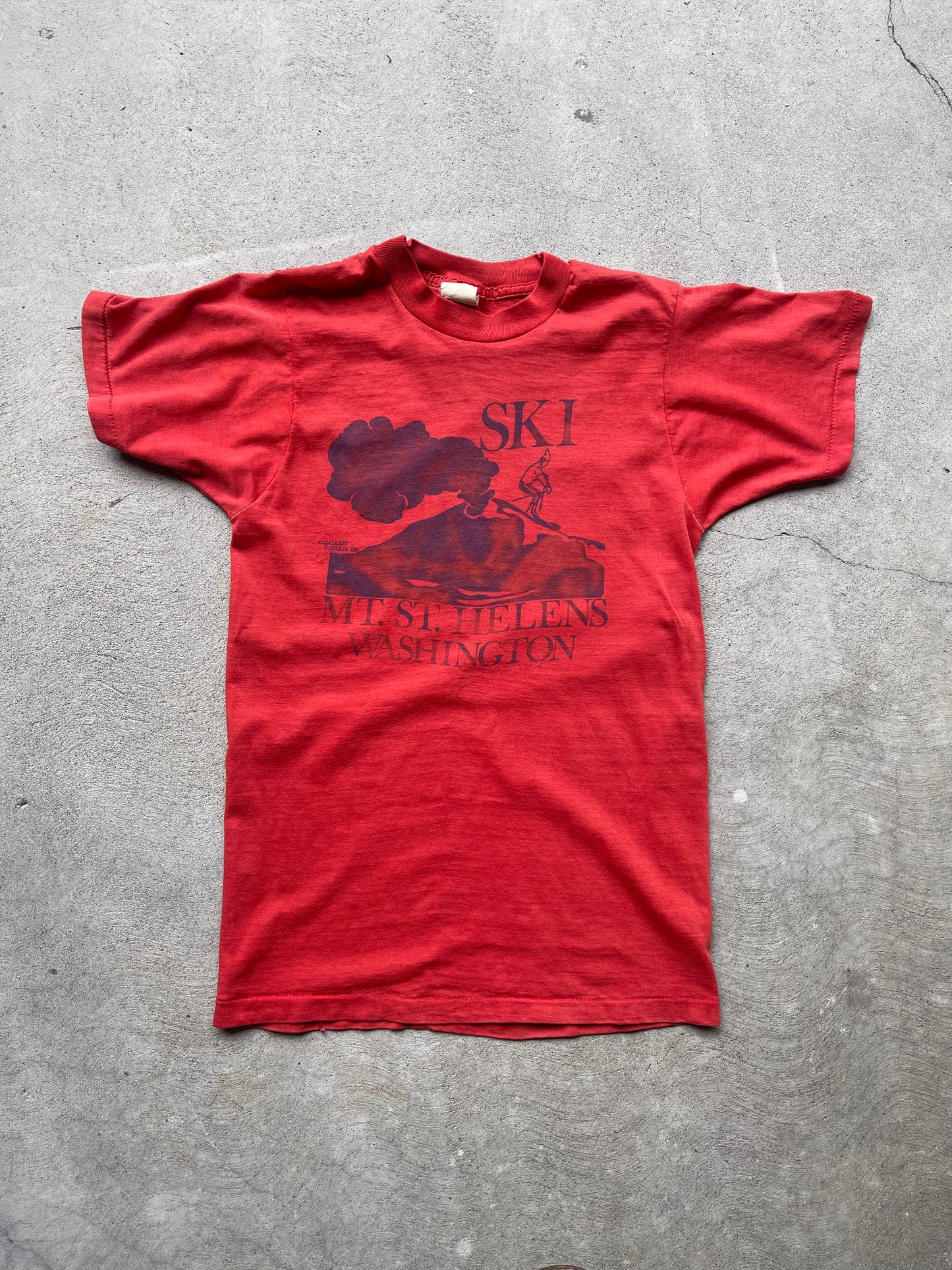 Vintage 1980 Ski Mt St Helens Tee - S