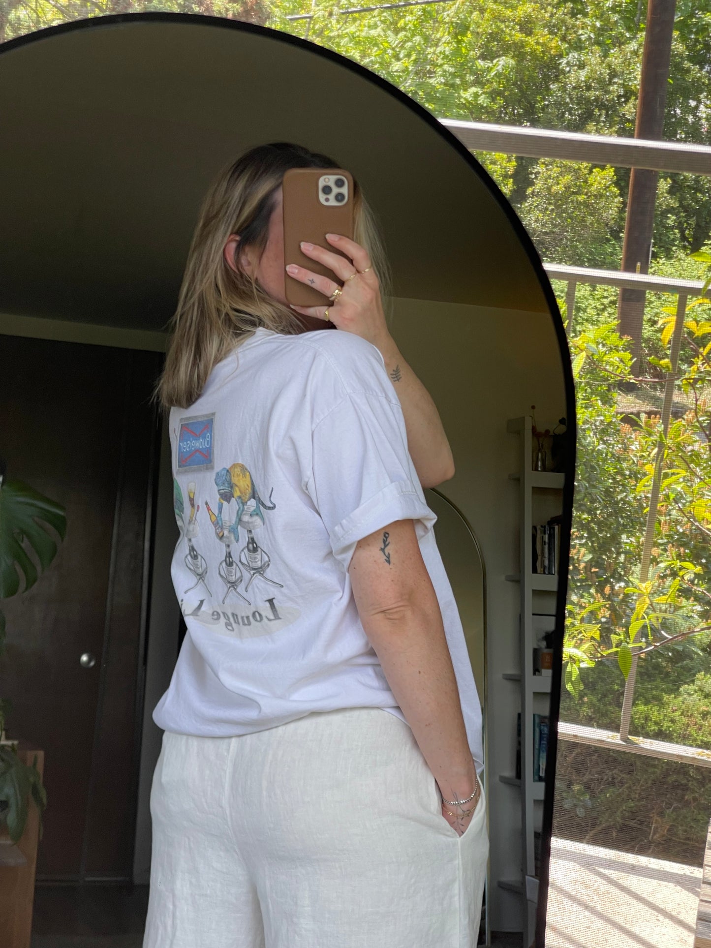 Vintage 90s Budwiser Tee - L