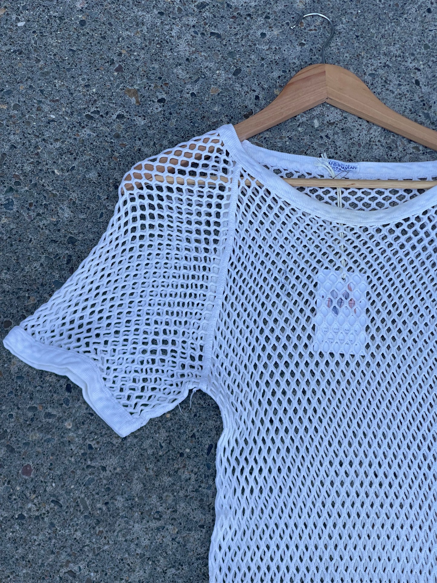 Vintage Scandinavian Mesh Tee - OS