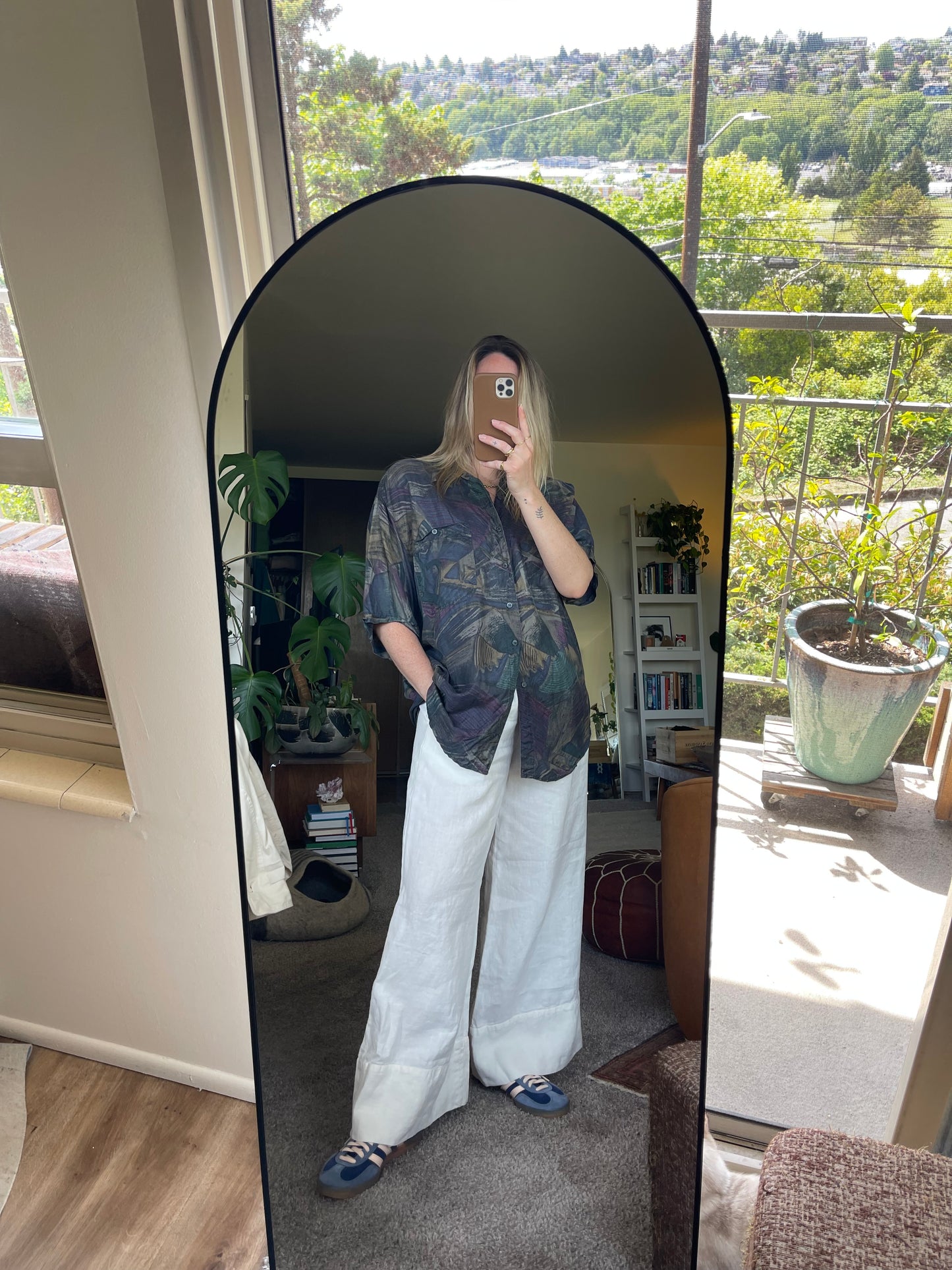 Vintage Silk Shirt - OS
