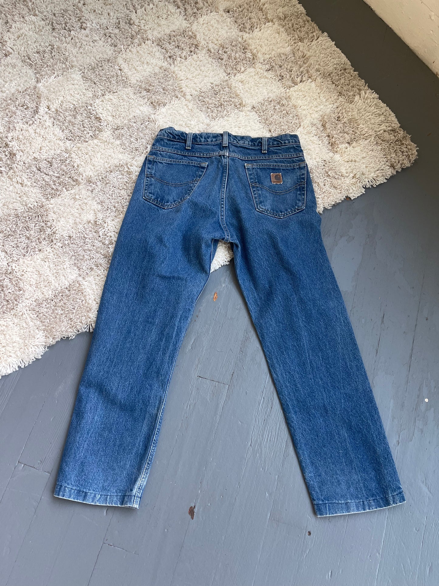 Vintage Carhartt Easy Denim - DARK BLUE 32" W