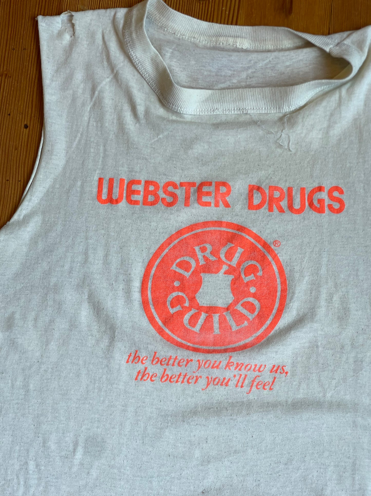 Vintage "Webster Drugs" Muscle Tee - M/L