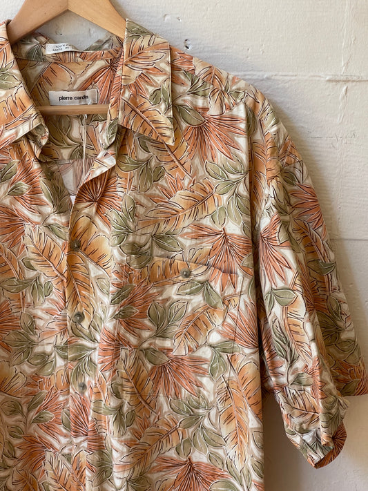 Cotton Hawaiian Easy Shirt - XL