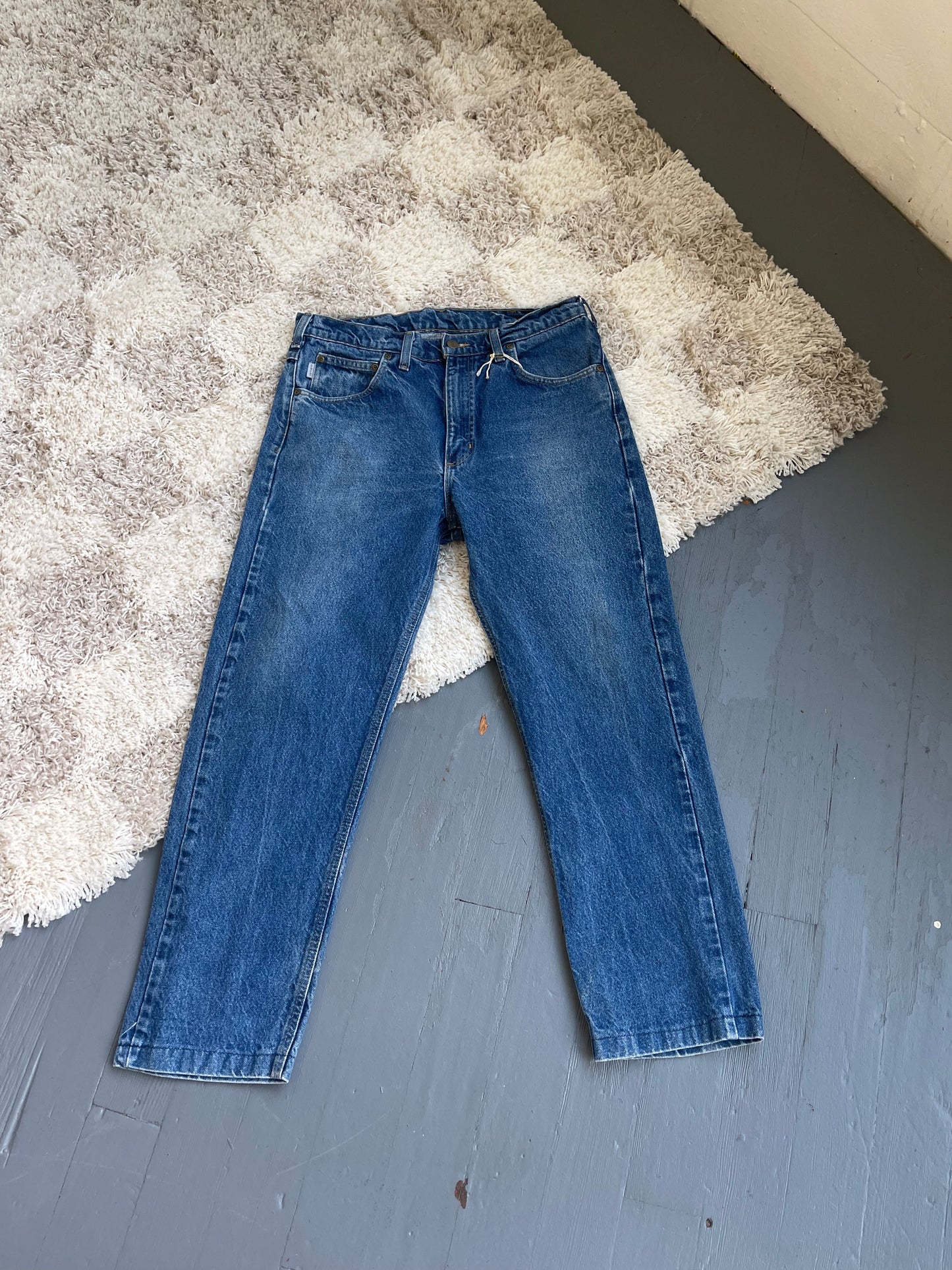 Vintage Carhartt Easy Denim - DARK BLUE 32" W