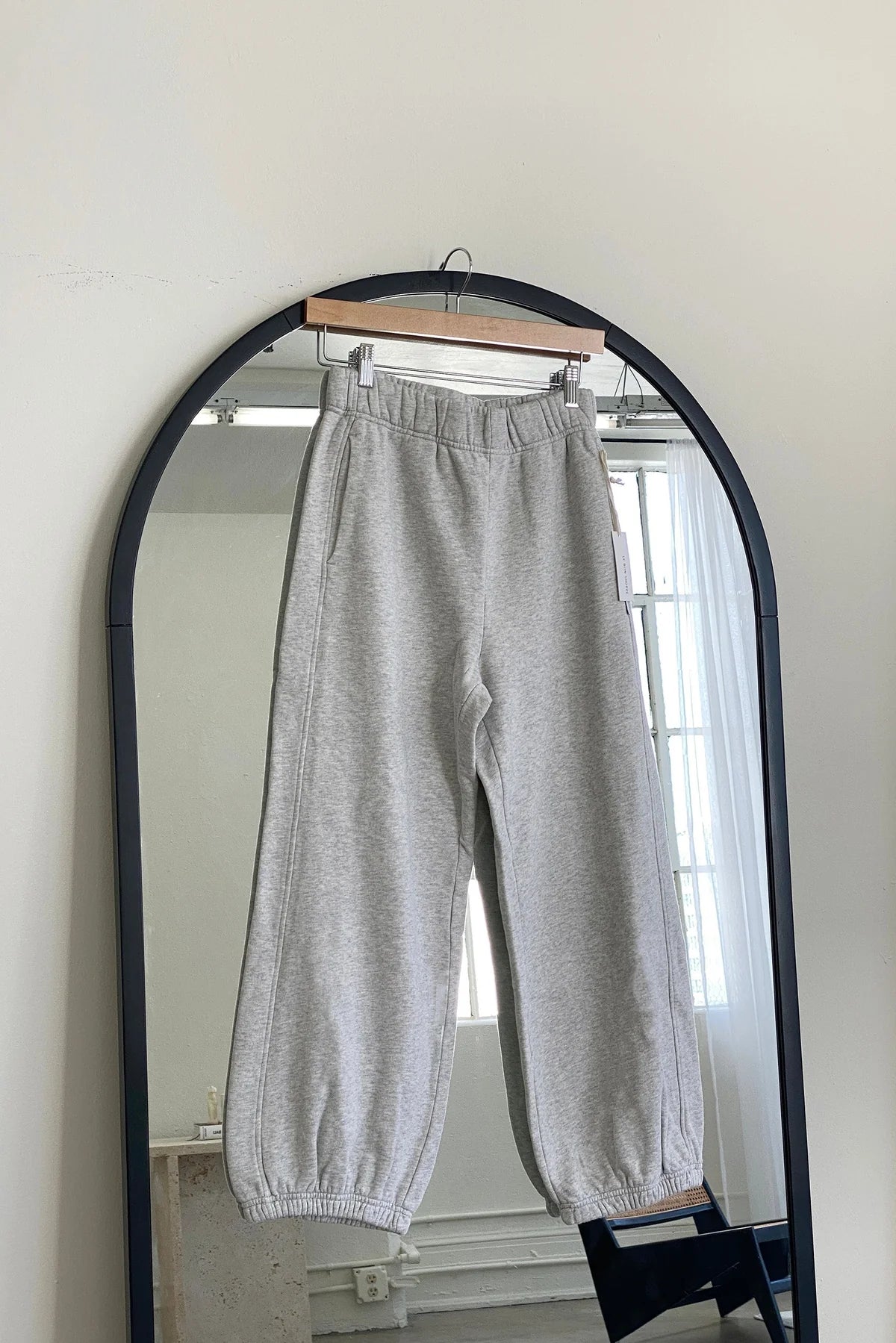 Le Bon Shoppe French Terry Balloon Pants in HT GREY - ( select size )