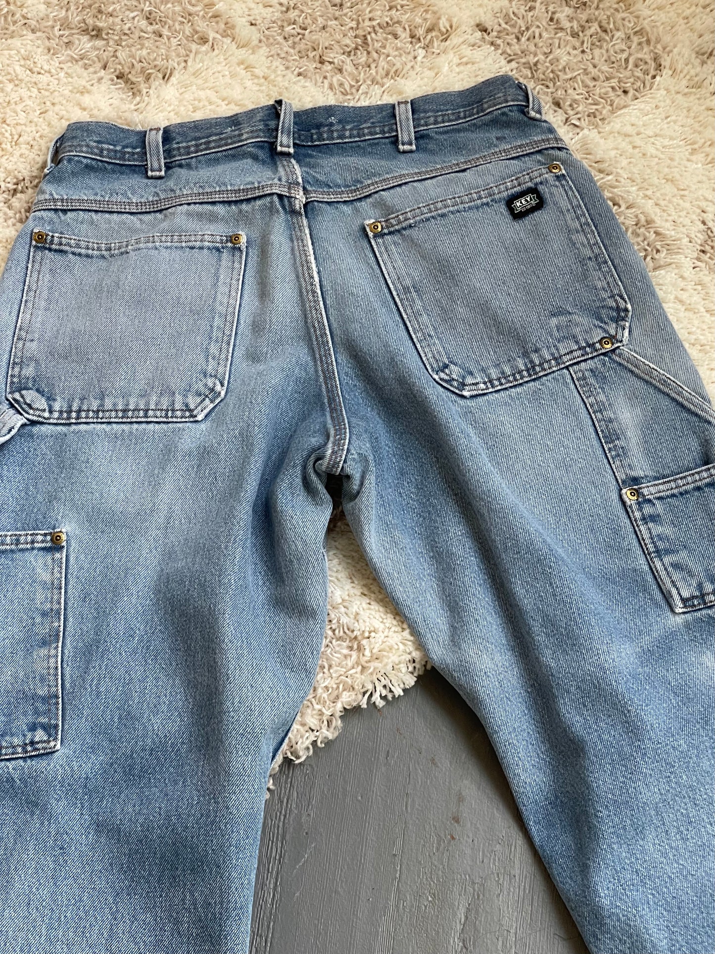 Vintage Key Double Knee Denim - 30" W