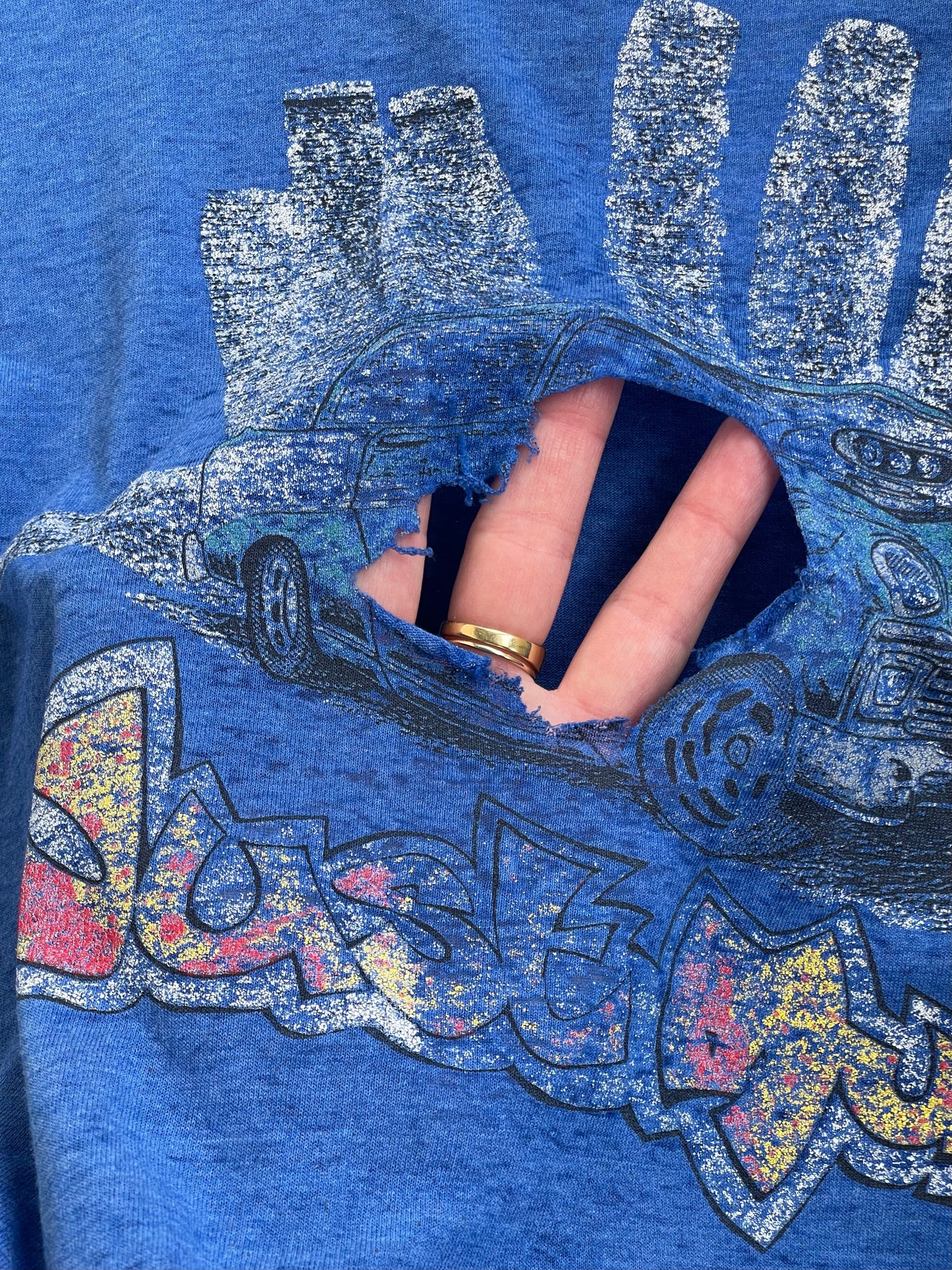 Vintage Thrashed Burnout Tee - L