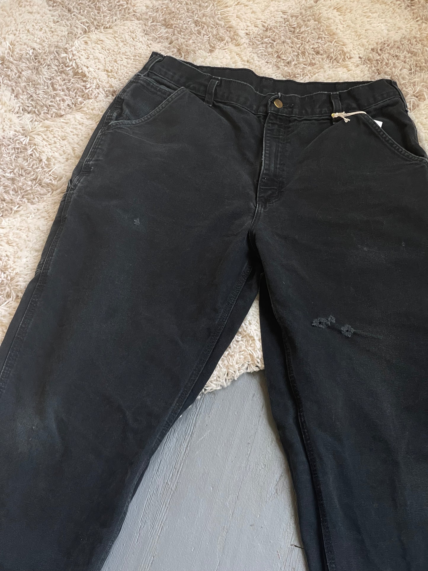 Vintage Carhartt Canvas Workpant - BLACK 34" W