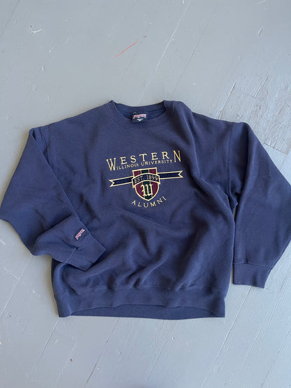 Vintage Western Illinois Alumni Sweatshirt - XL