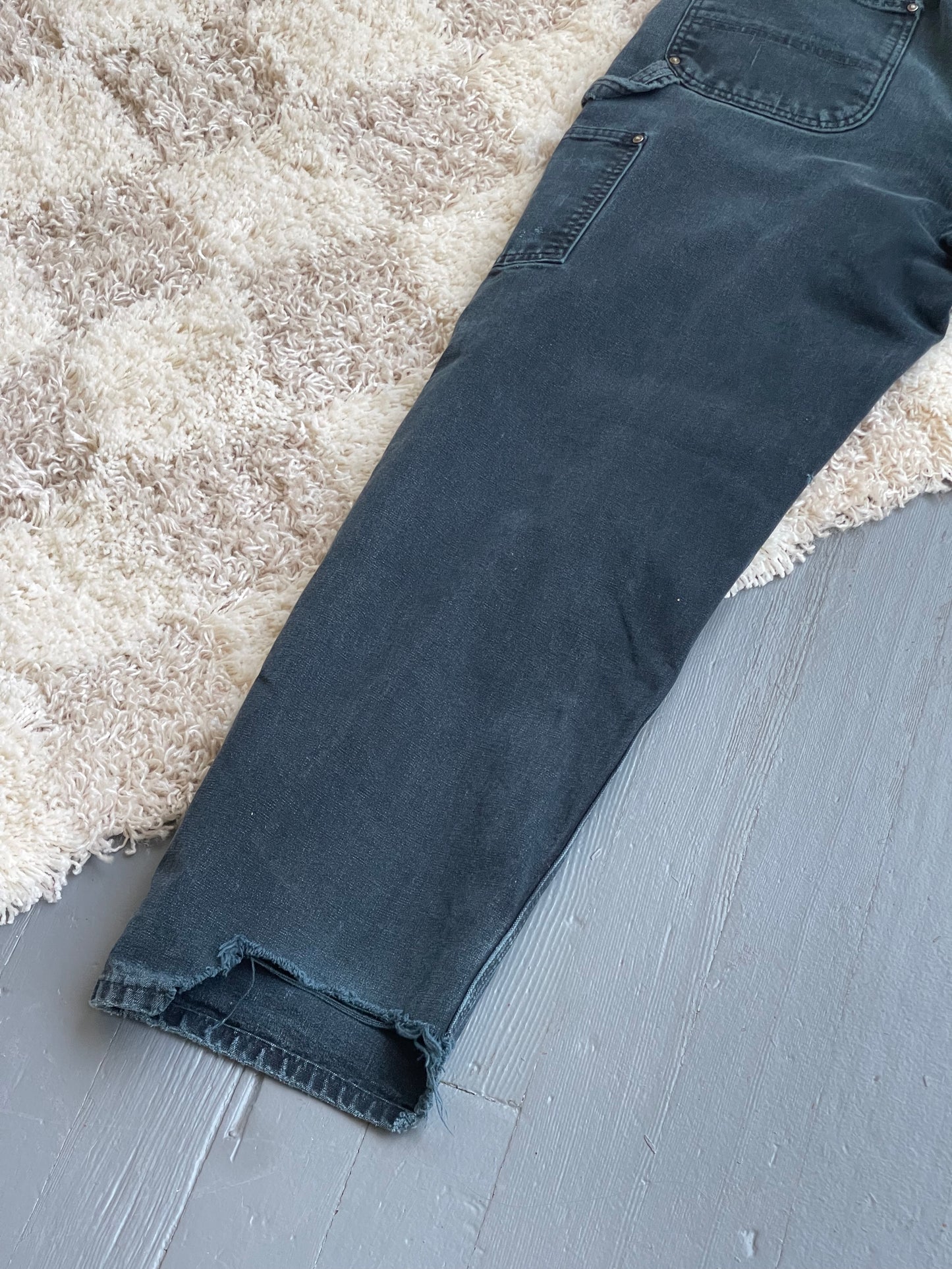 Vintage Canvas Double Knee Carhartt Workpant - BLACK 34" W