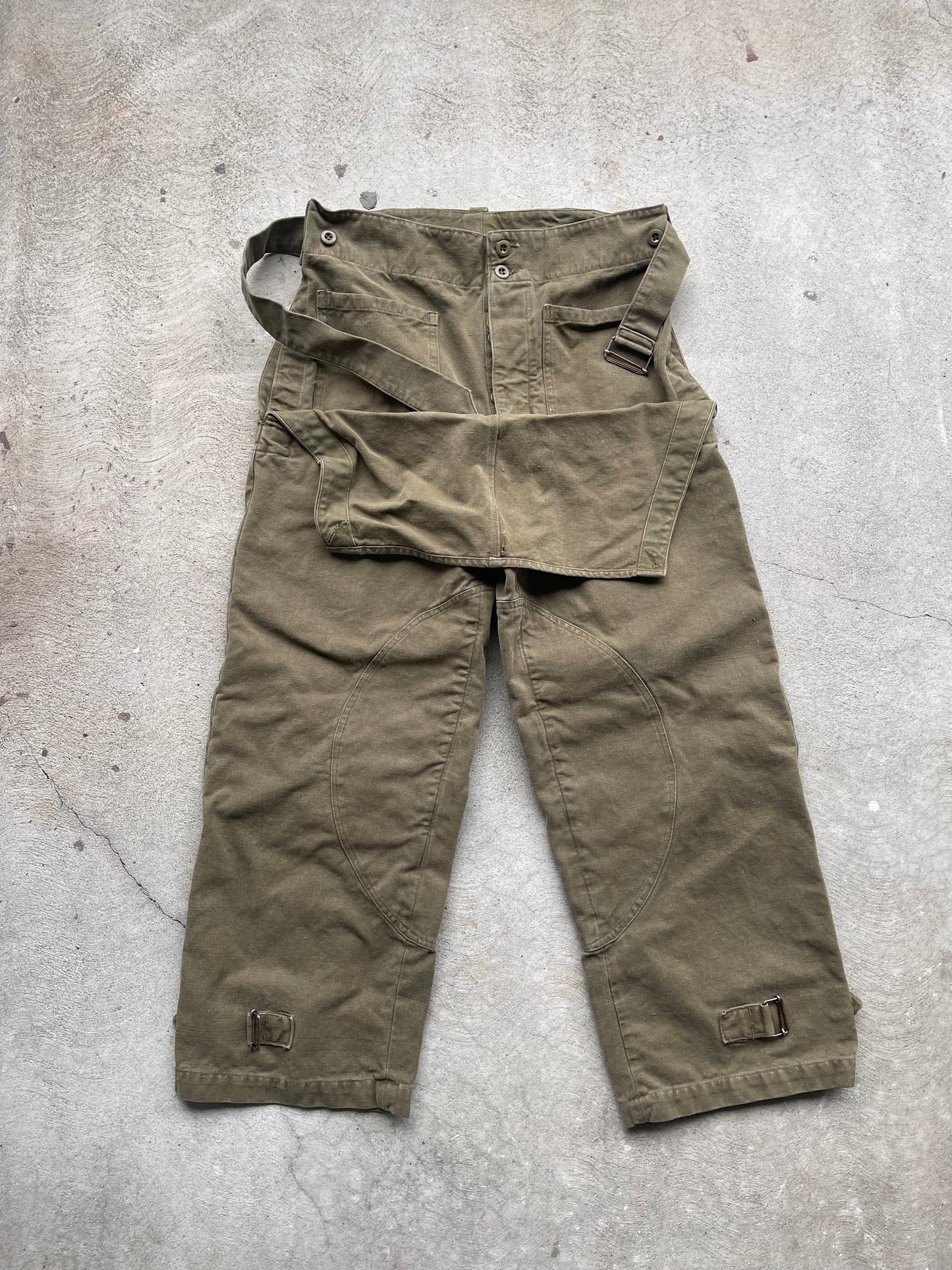 Vintage 30s/40s era French Military Motorcycle Pants 02 - M/L