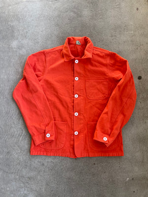 Overdyed Chore Coat in TOMATO - ( select size )