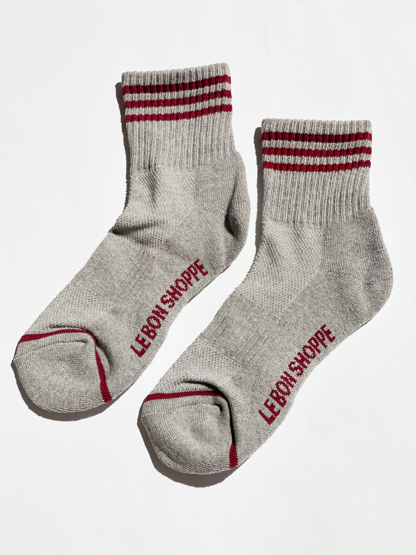 Le Bon Shoppe Girlfriend Sock in HEATHER GREY - OS