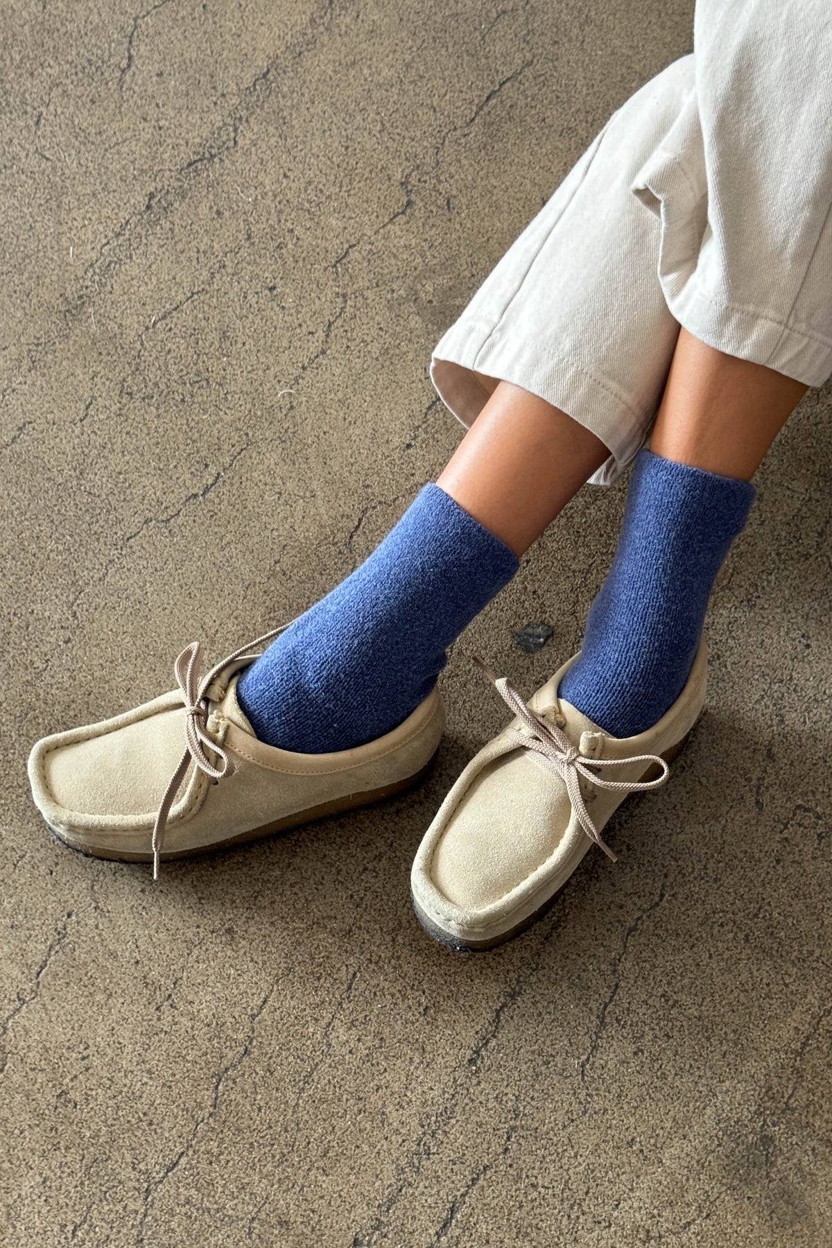 Le Bon Shoppe Cloud Sock in BIJOU BLUE - OS