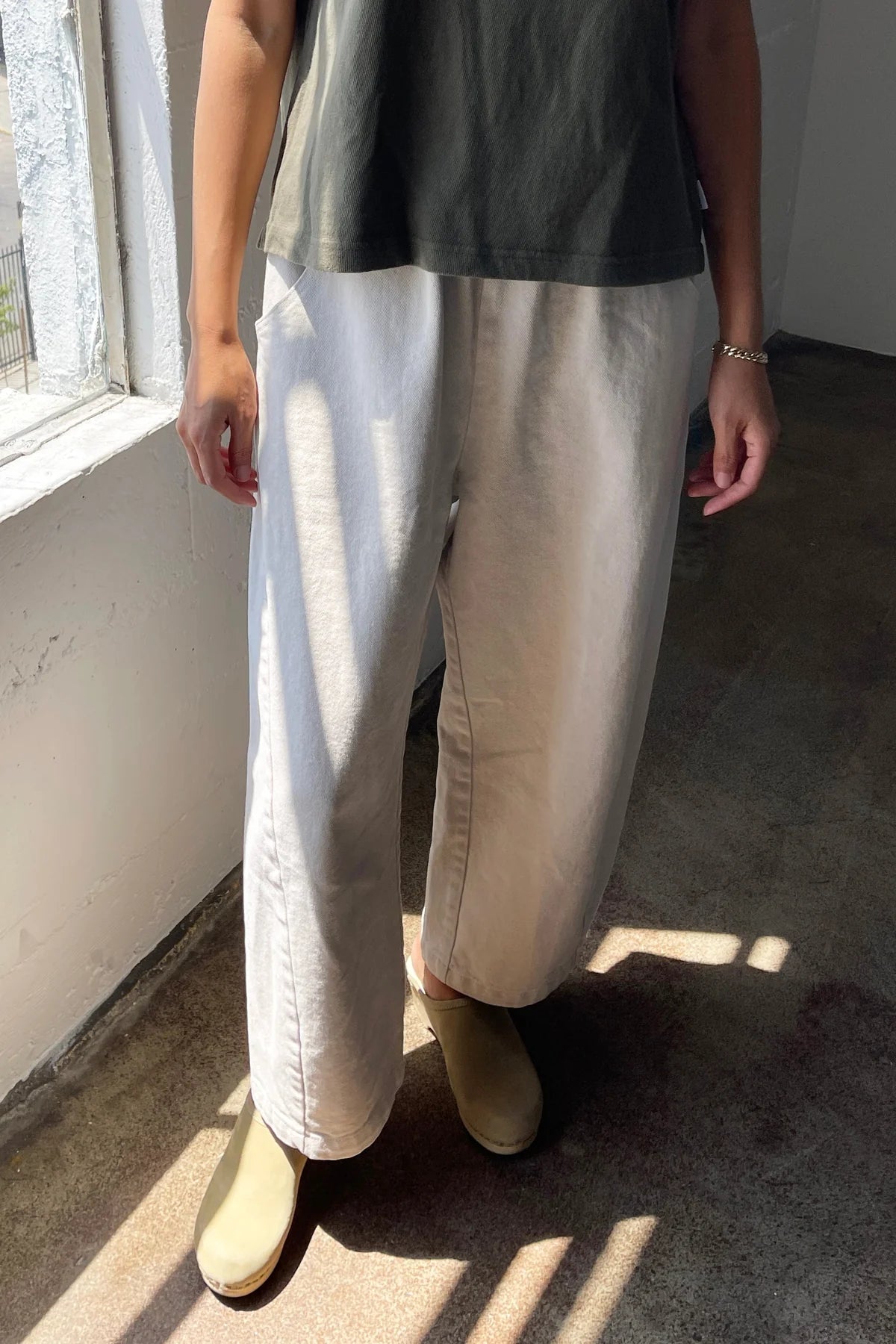 Le Bon Shoppe Arc Pants in NATURAL - ( select size )