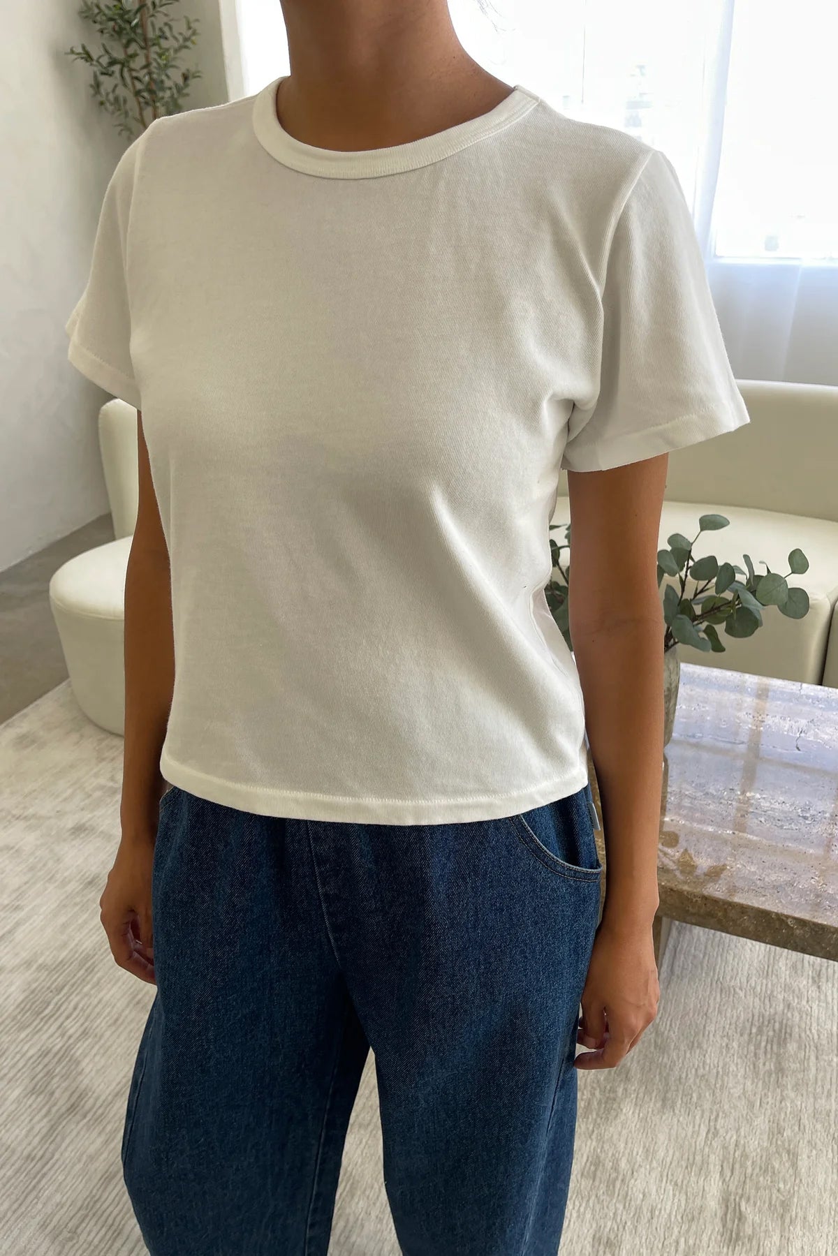 Le Bon Shoppe Little Boy Tee in VINTAGE WHITE - ( select size )