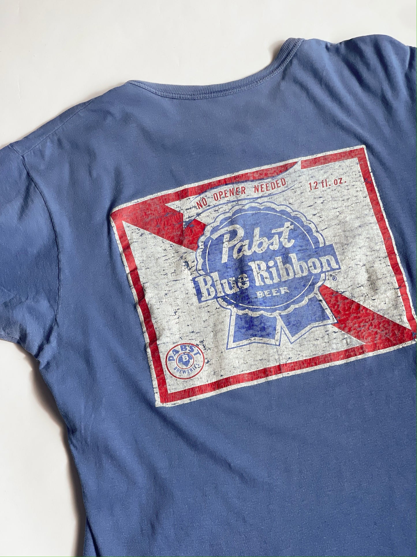 Vintage Thrashed Harley PBR Tee - M