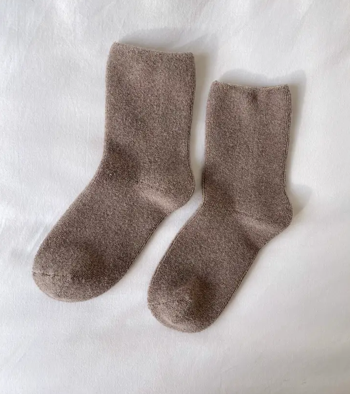 Le Bon Shoppe Cloud Sock in FRAPPE - OS