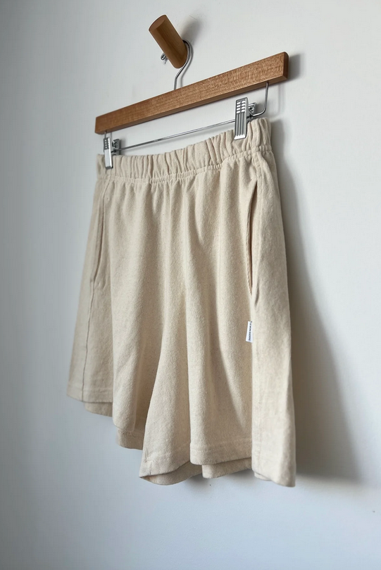 Le Bon Shoppe Flared Basketball Shorts in NATUREL - ( select size )