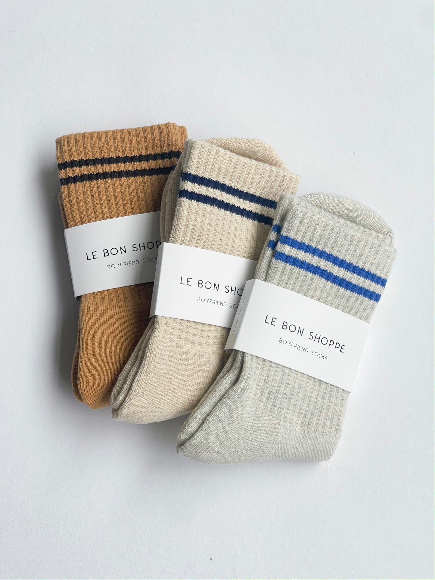 Le Bon Shoppe Boyfriend Sock in ICE - OS