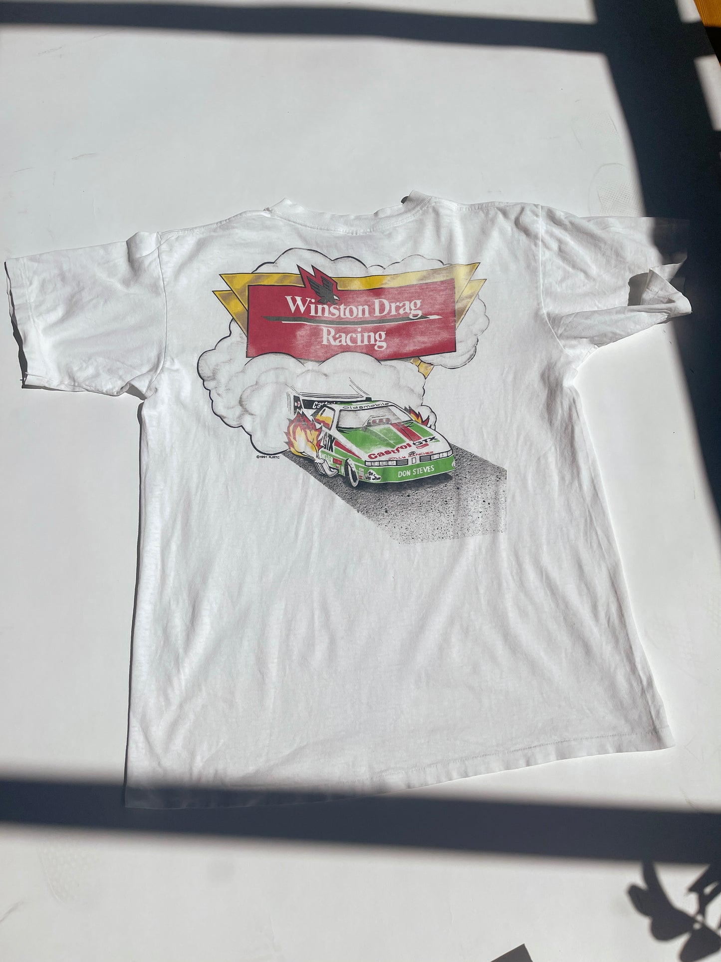 Vintage 1991 Winston Drag Racing Tee - XL