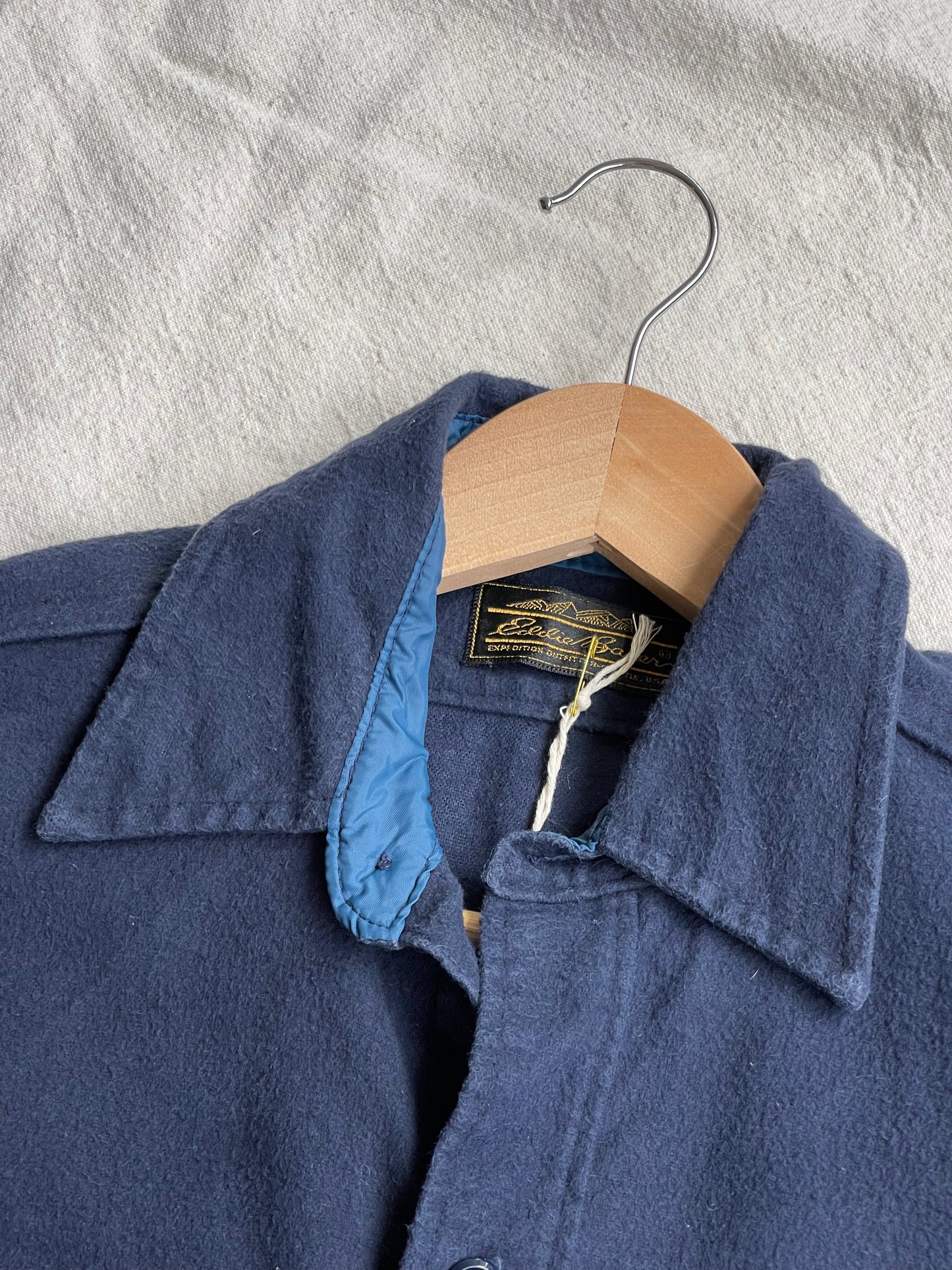 Vintage Eddie Bauer Chamois Shirt in Navy