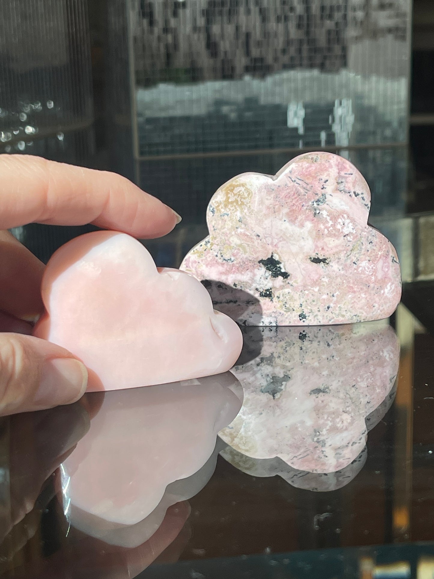 Set of 2 Stone Clouds - 01