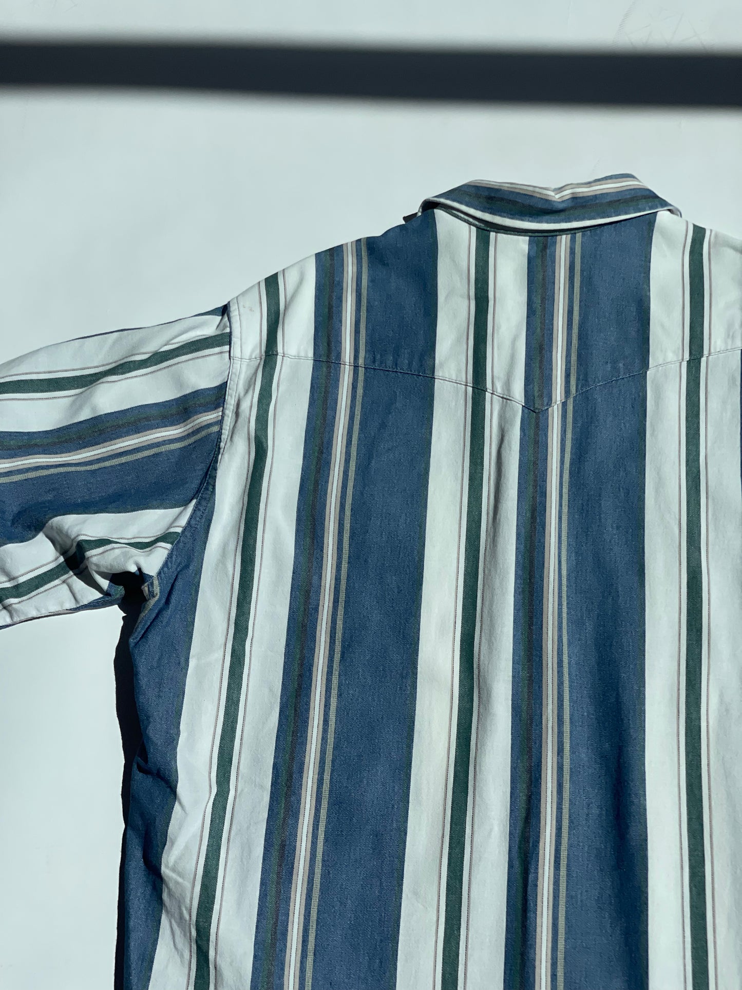 Vintage Wrangler Striped Men's Shirt - up to XL