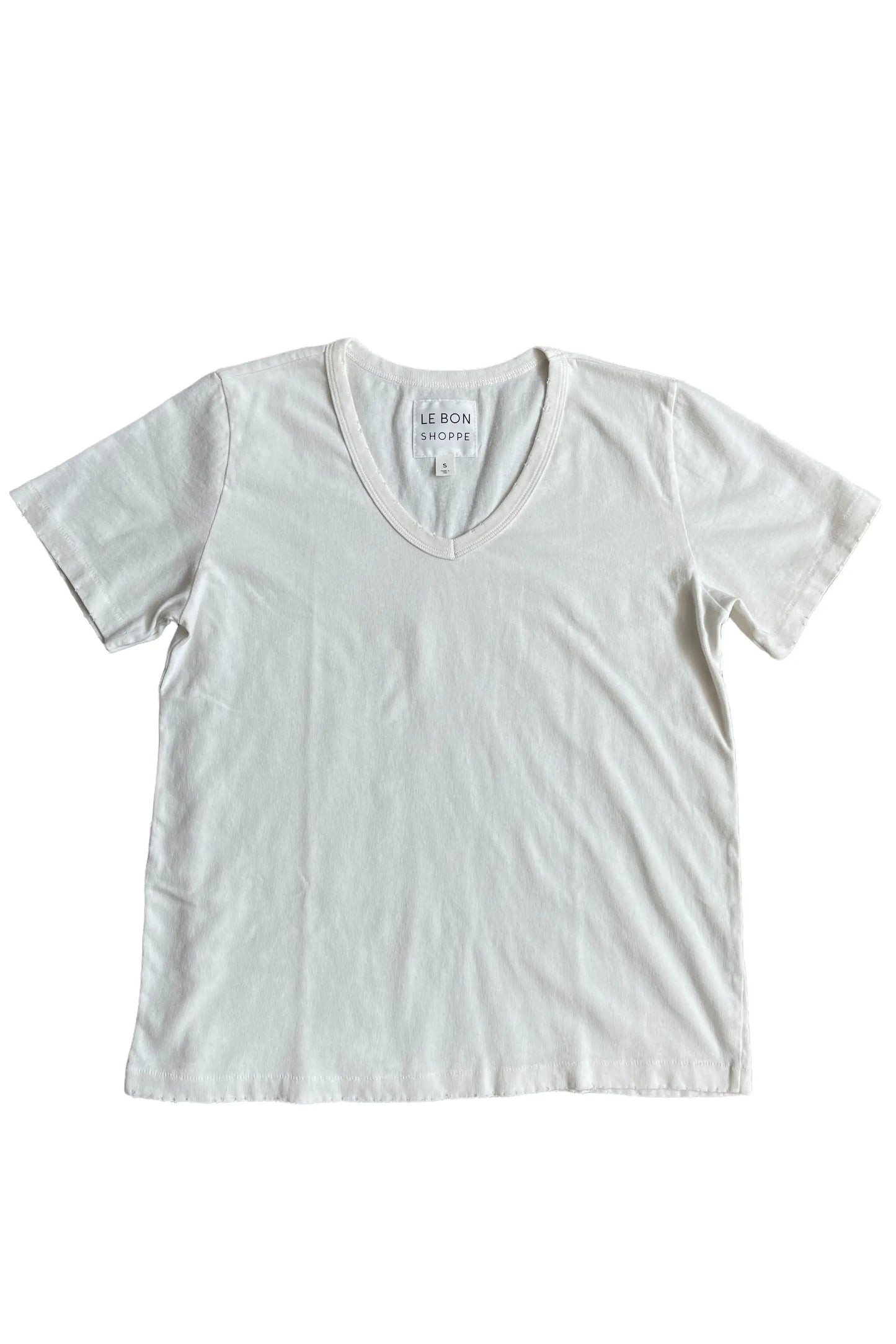 Le Bon Shoppe La Vie Tee in VINTAGE WHITE - ( select size )