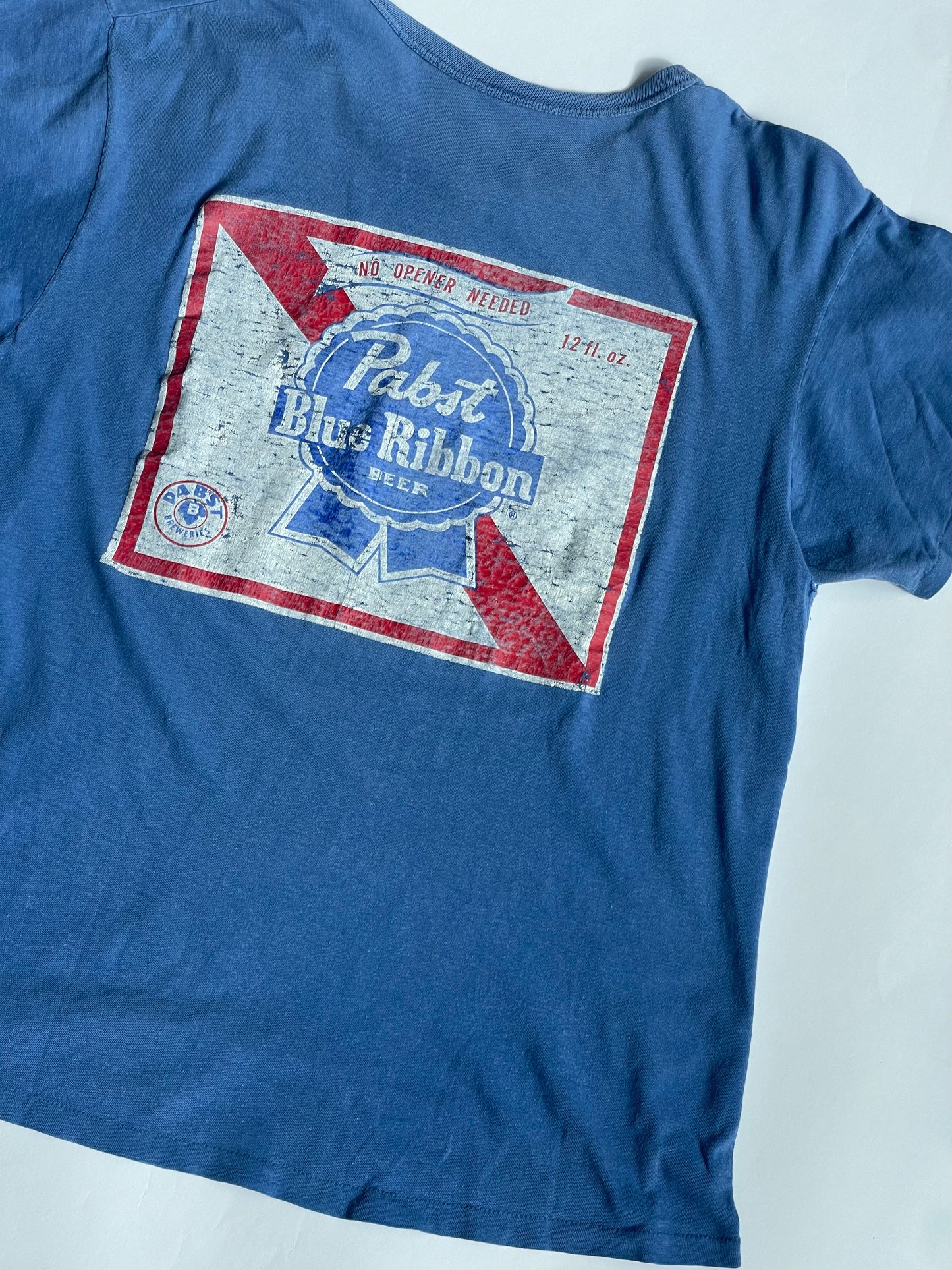 Vintage Thrashed Harley PBR Tee - M