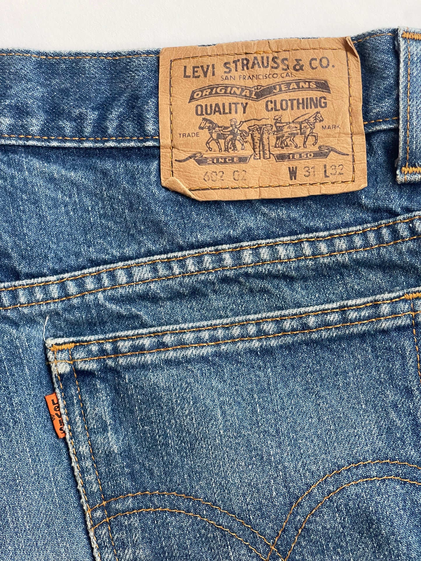 Vintage Mid-rise Levi's cutoff shorts - 28” W