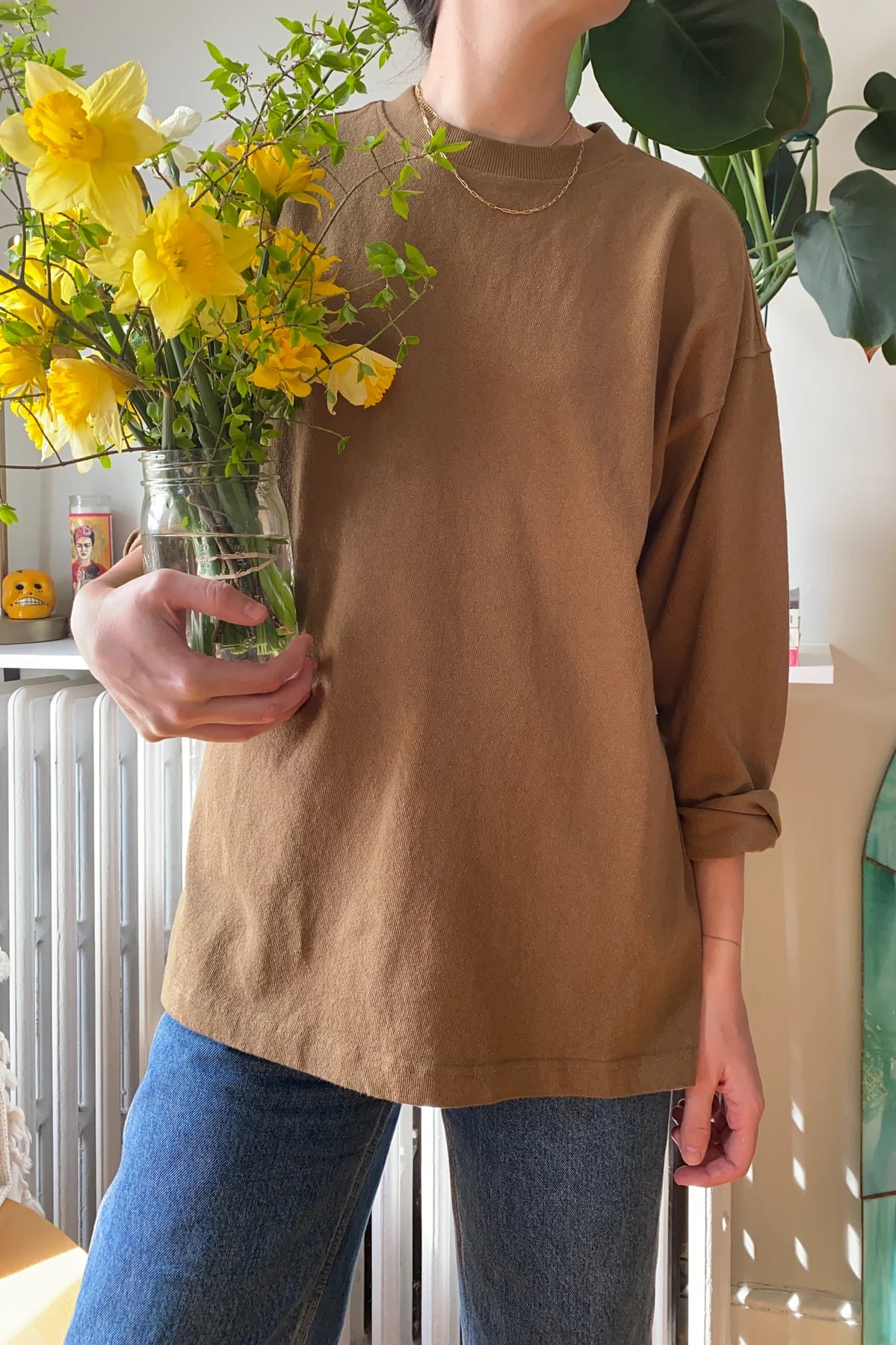 Le Bon Shoppe Sunday Tee in TOBACCO - ( select size )