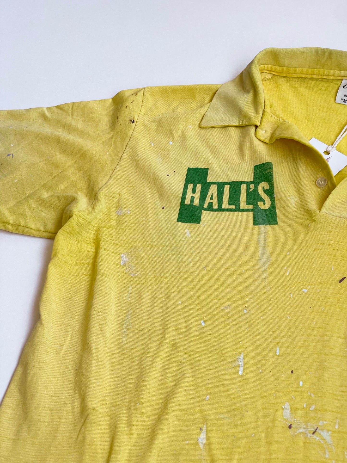 Vintage 70s/80s Thrashed Hall's Pocket Tee - L/XL