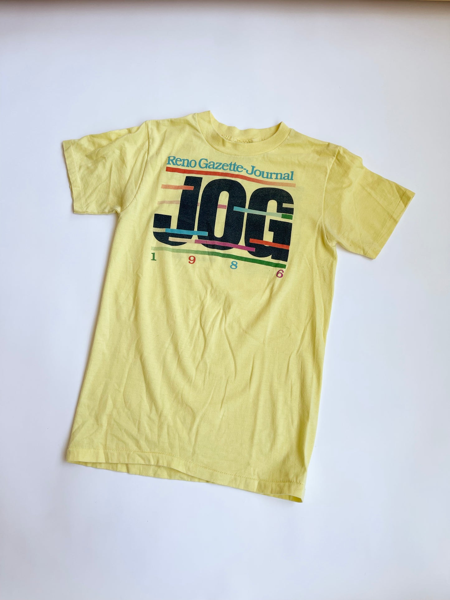 Vintage 1986 Reno-Gazette Journal JOG - XS/S