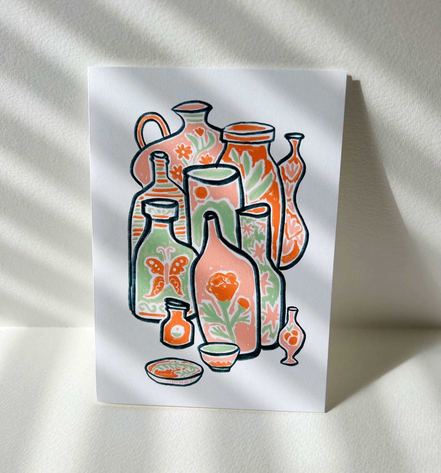 Karli Fairbanks - Pots - Greeting Card