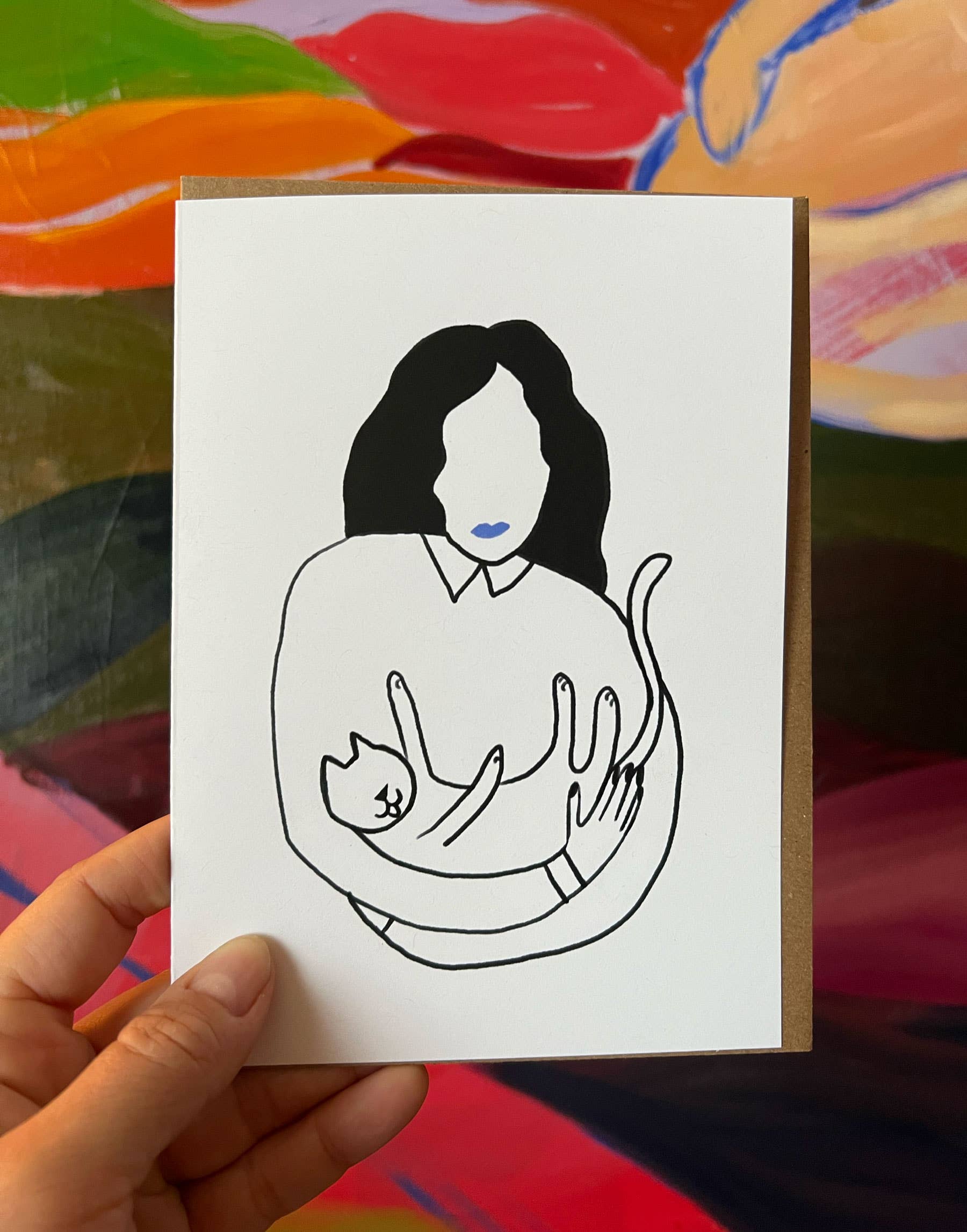 Karli Fairbanks - Cat Lady - Greeting Card
