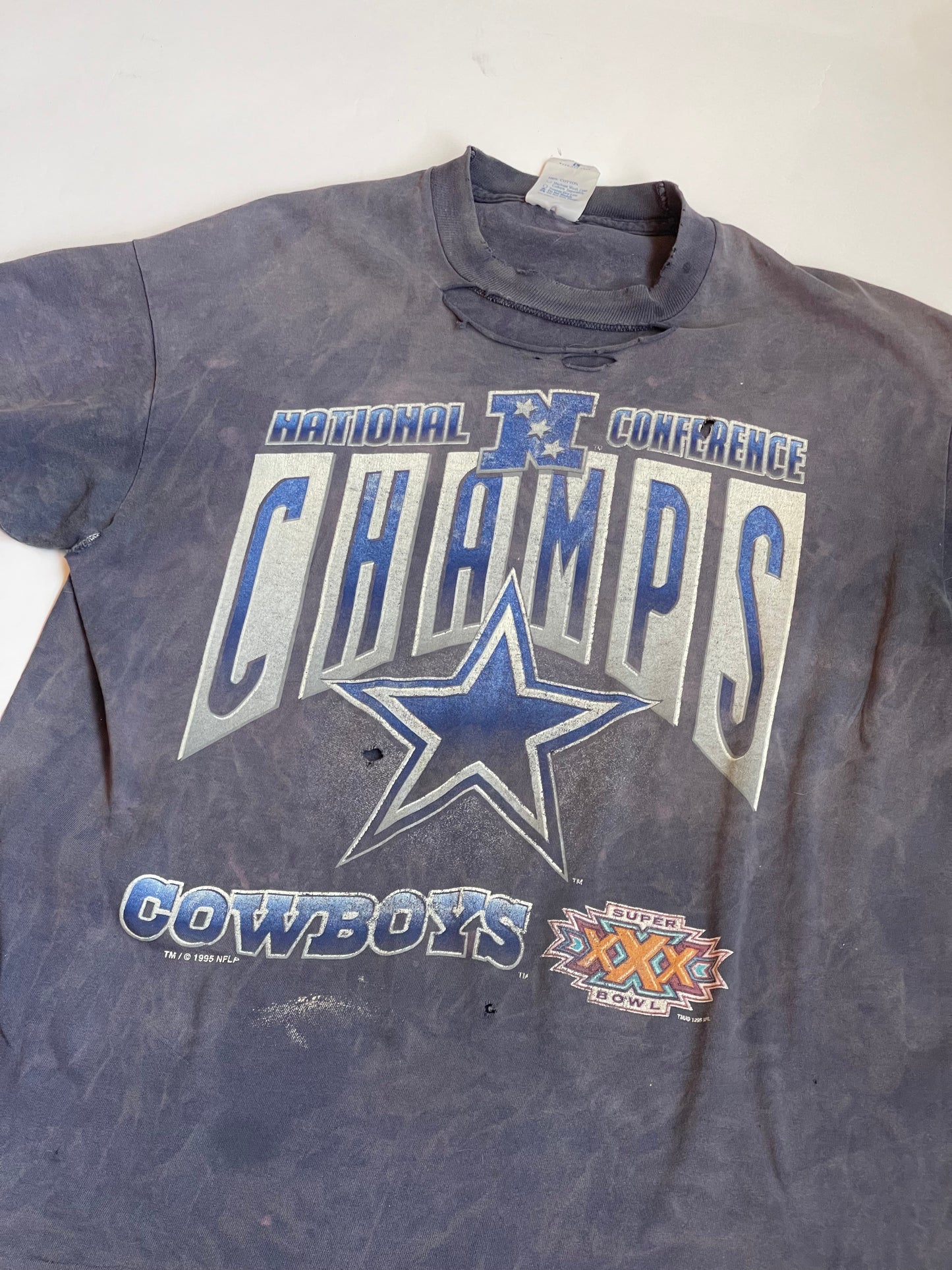 Vintage Thrashed 95 Dallas Cowboys Tee - L/XL