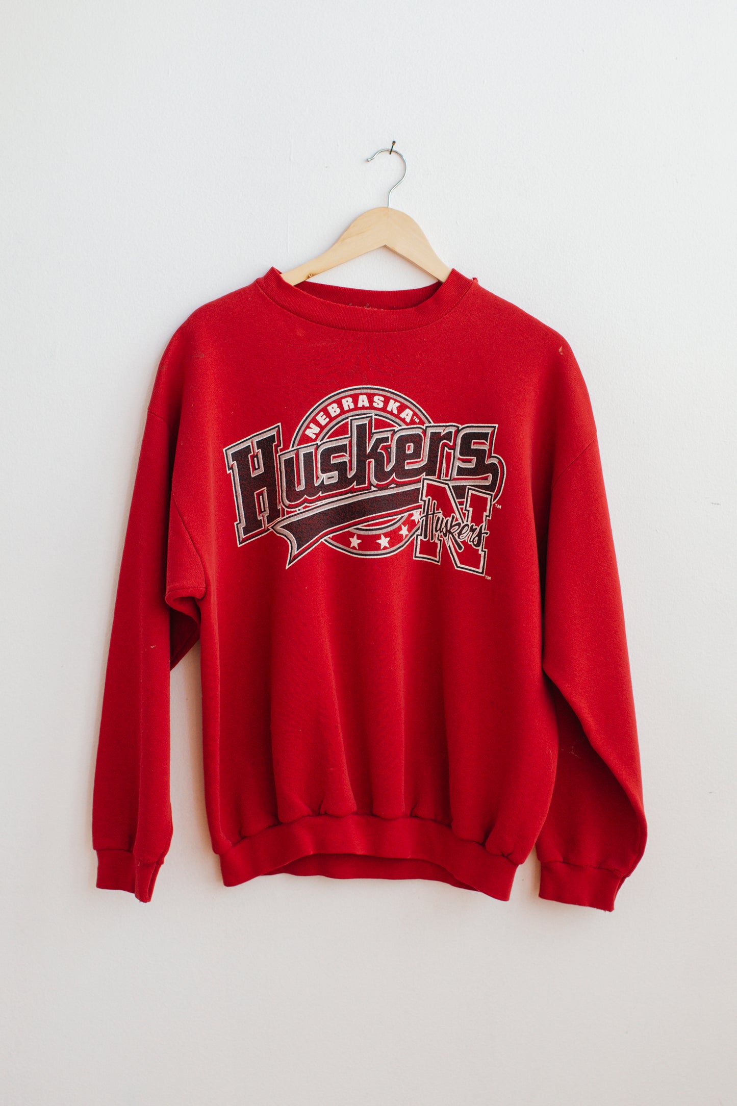 Vintage 90s Nebraska University Huskers Sweatshirt - M/L