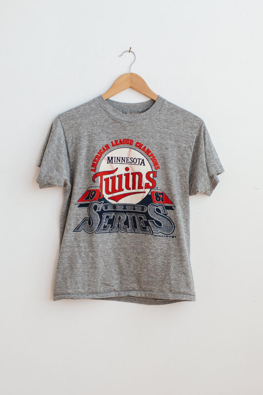( @ September ) Vintage 1987 Minnesota Twins World Series Tee - S