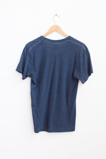 Vintage Overdyed Navy V-Neck - S/M